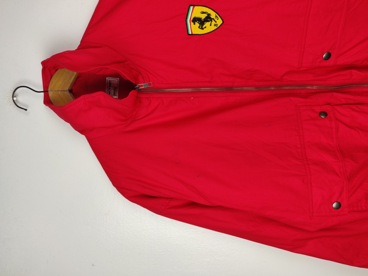 Ferrari - Bomber Style Zipper Jacket Outerwear - 4