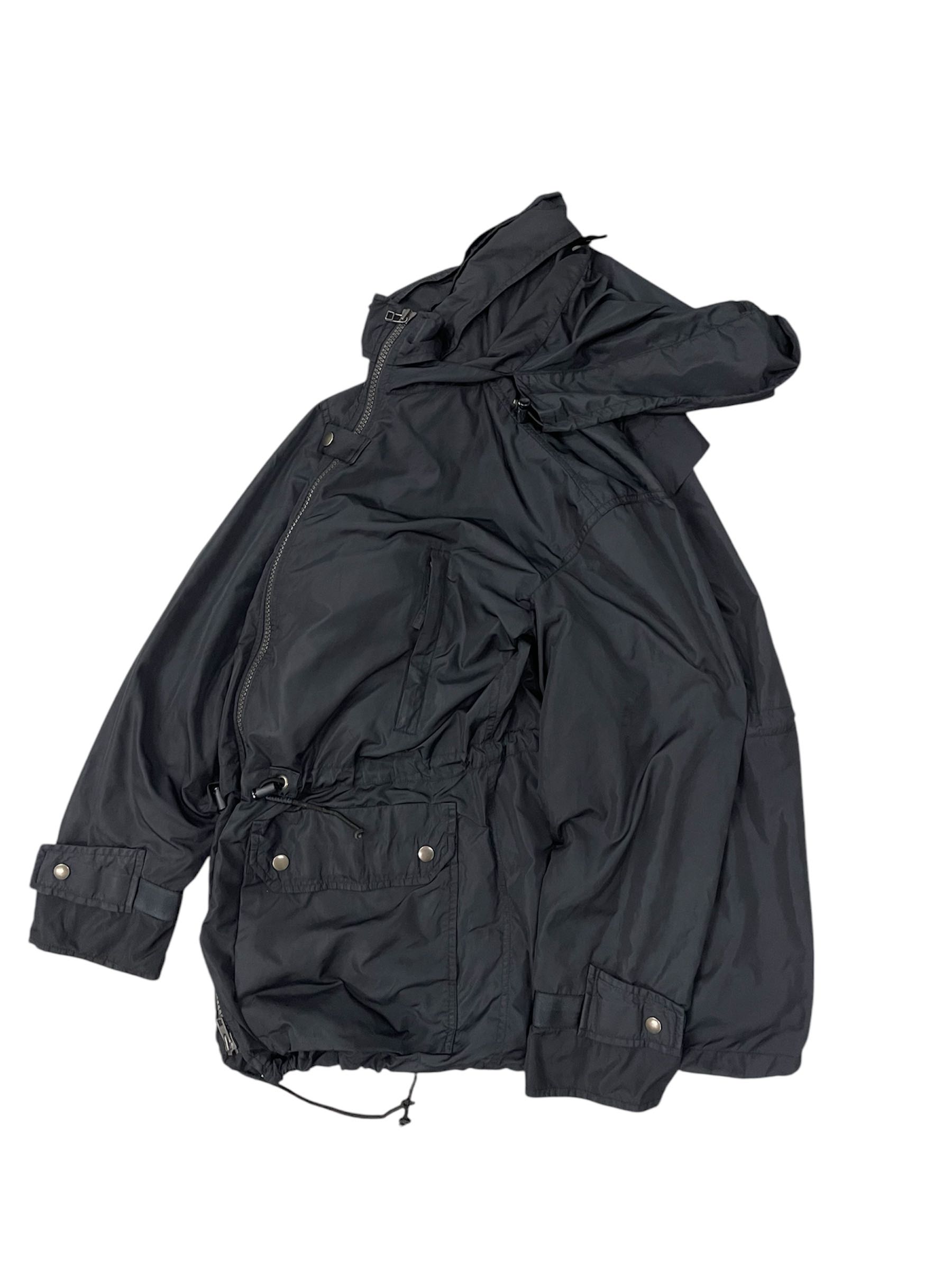 A/W 1997 Issey Miyake Black Tech Nylon Parka Jacket - 4