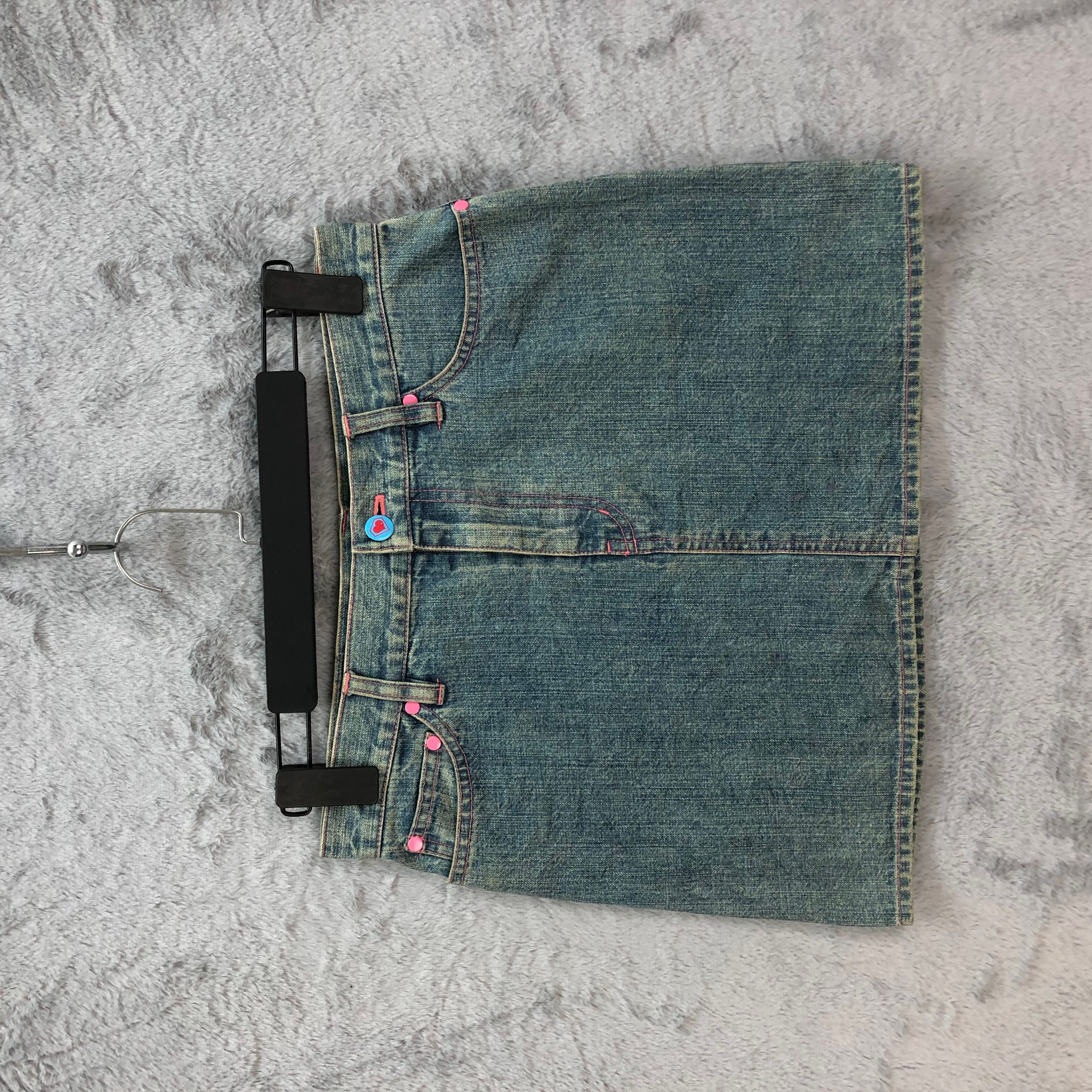 Japanese Brand - SUPERLOVER DENIM MINI SKIRTS #5088-40 - 6