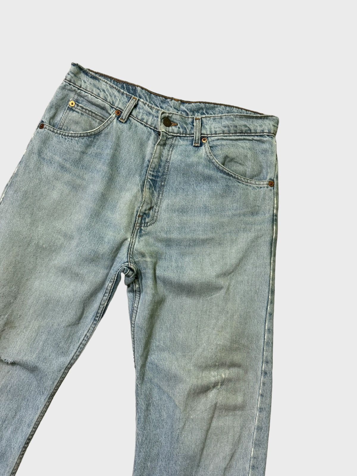 Vintage Levi's 507 Blue Orange Tab Distressed Alter Denims - 5