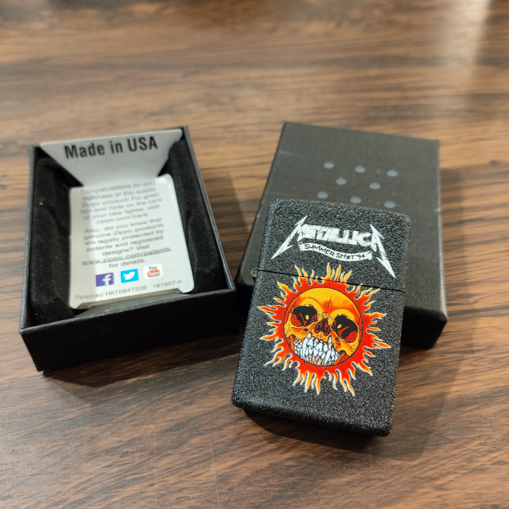 metallica zippo lighter - 2
