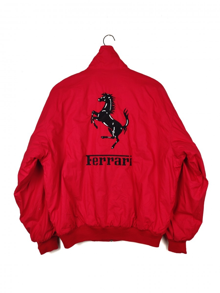 Ferrari - Bomber Style Zipper Jacket Outerwear - 1