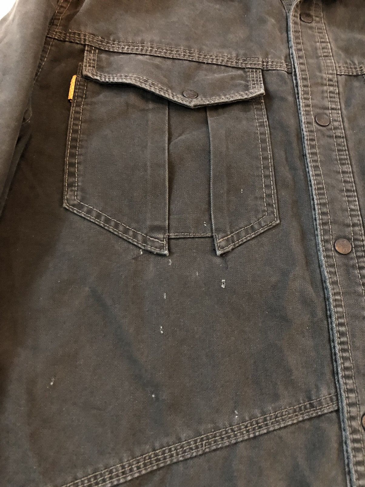 Dogman Sketelon Custom Made Denim Jacket - 11