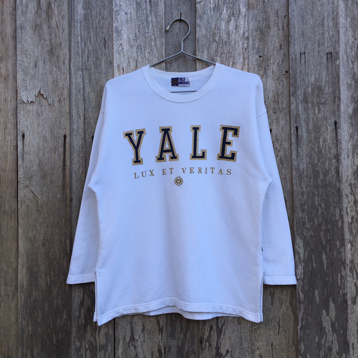 Vintage - Vintage 90’s Yale University Pullover Sweatshirt Big Logo - 1