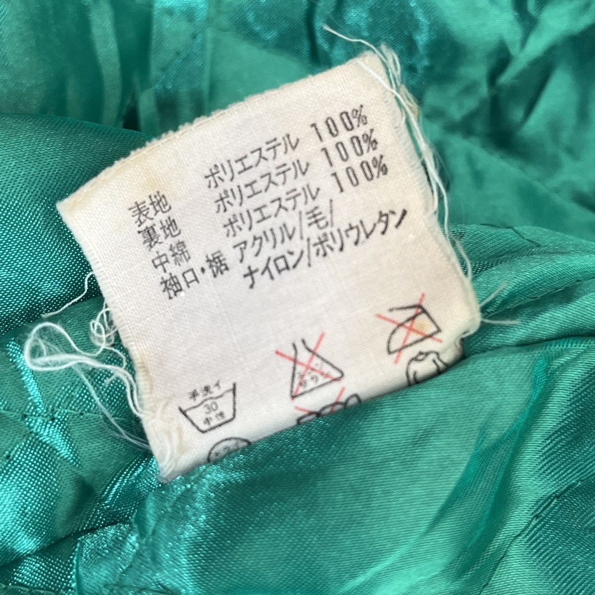 Vintage Adidas Descente Green Varsity Jacket Japan - 15