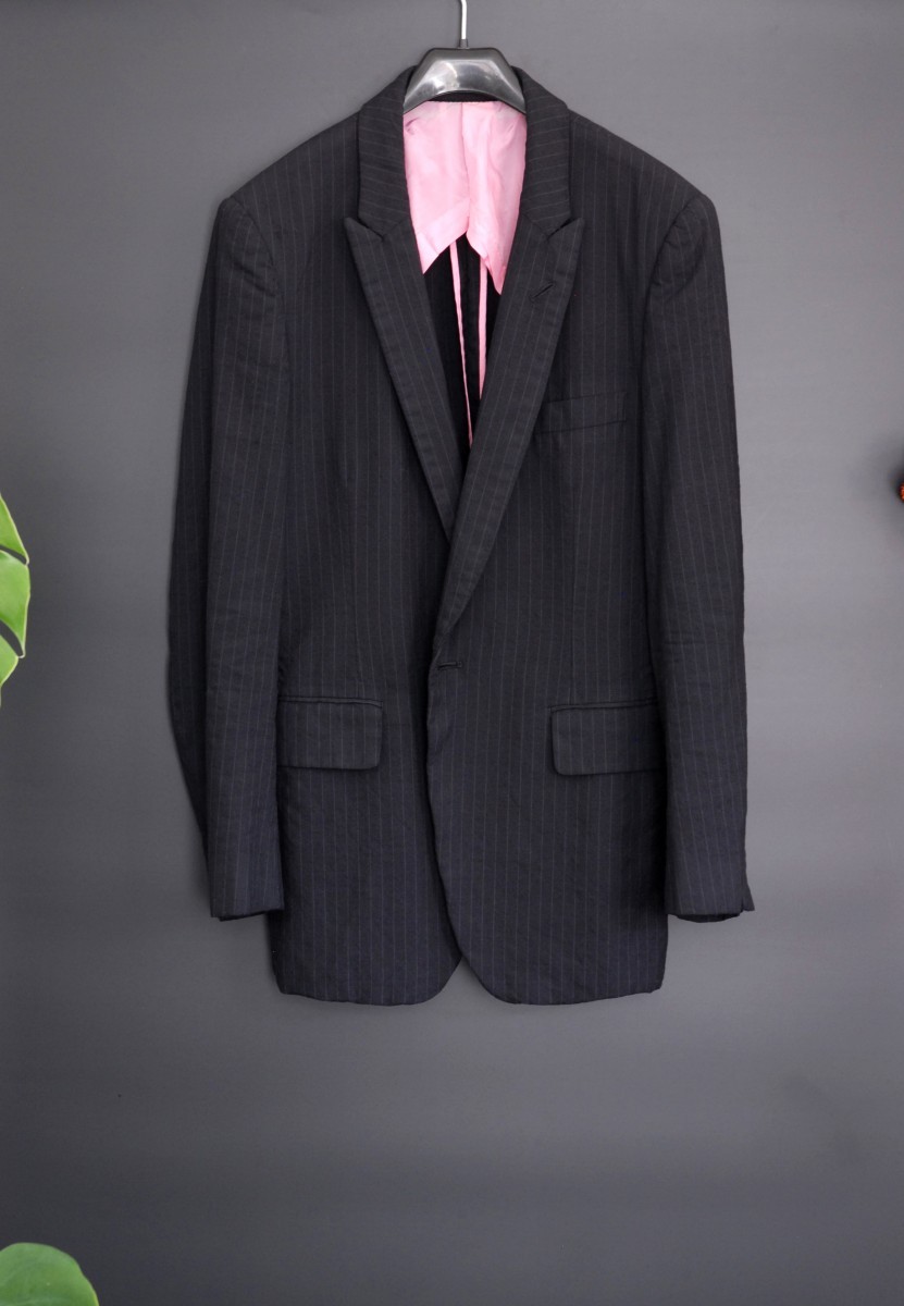 Comme des Garcons Homme Plus Pink Panther Pinstripe Jacket - 1
