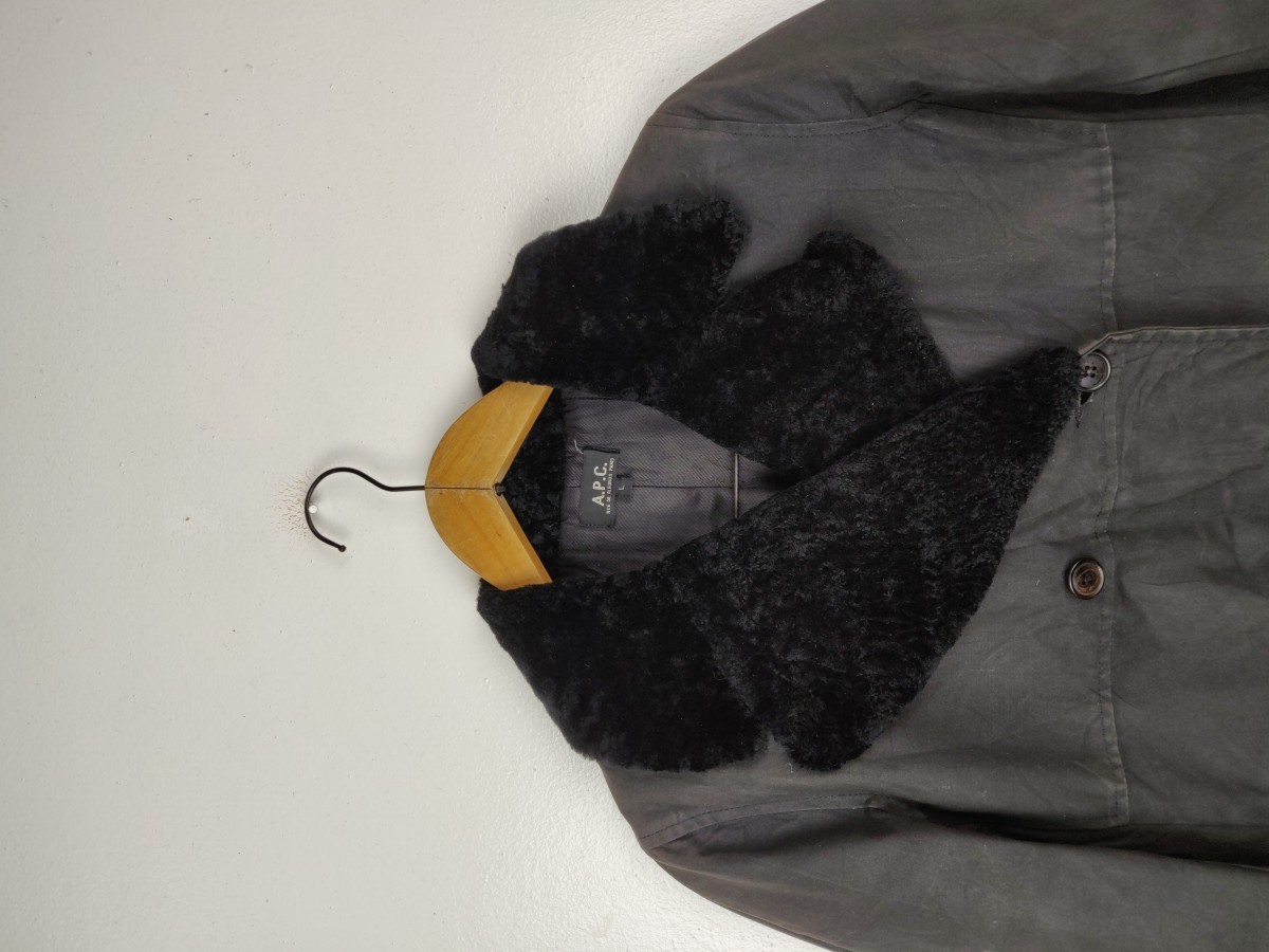 APC Wax Double Breast Jacket Long Coat - 3