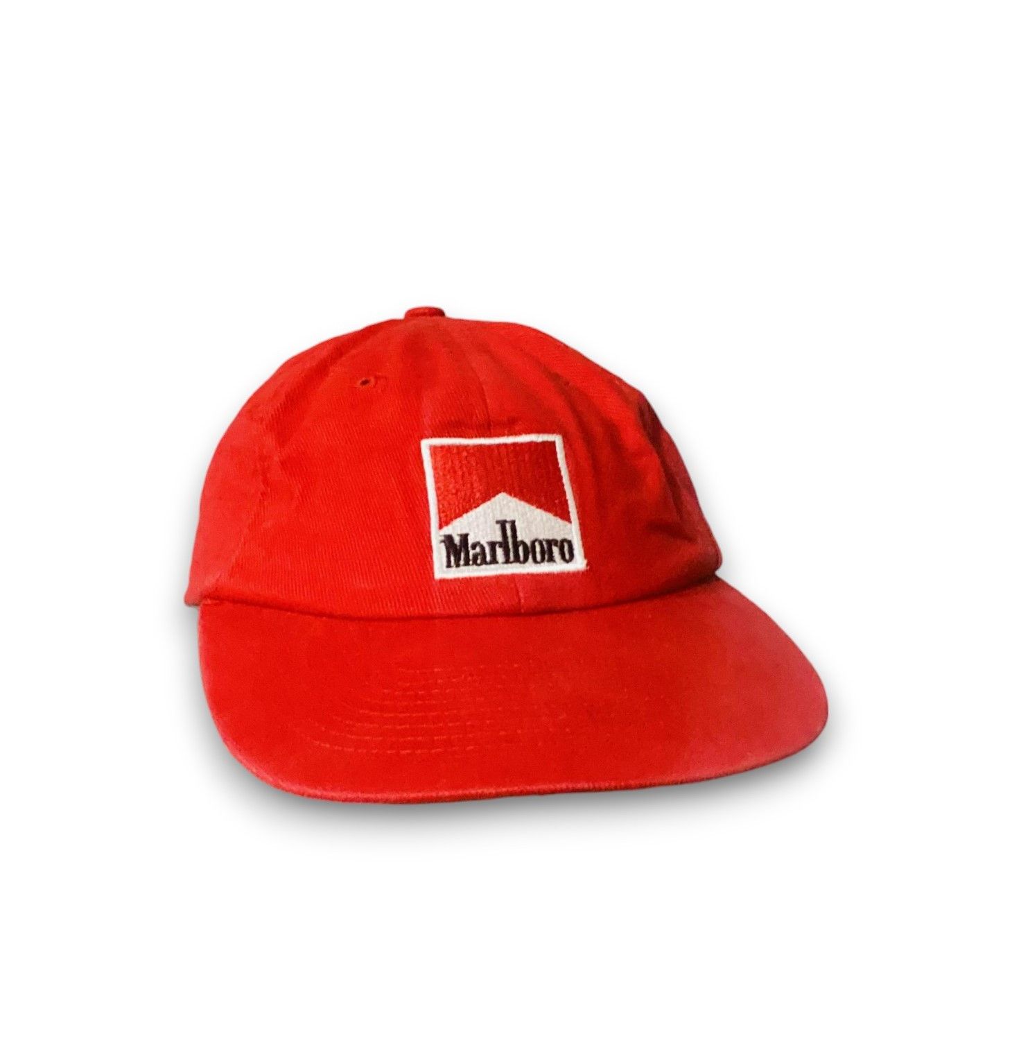 Marlboro Vintage Cap Snapback Red 90s Y2K Hat - 1