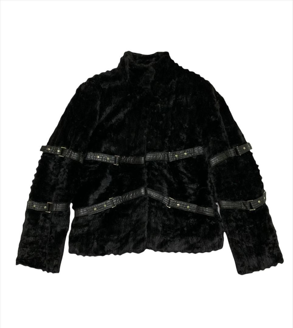 Furs By Joseph Faux Fur Bondage Cropped Jacket - 1