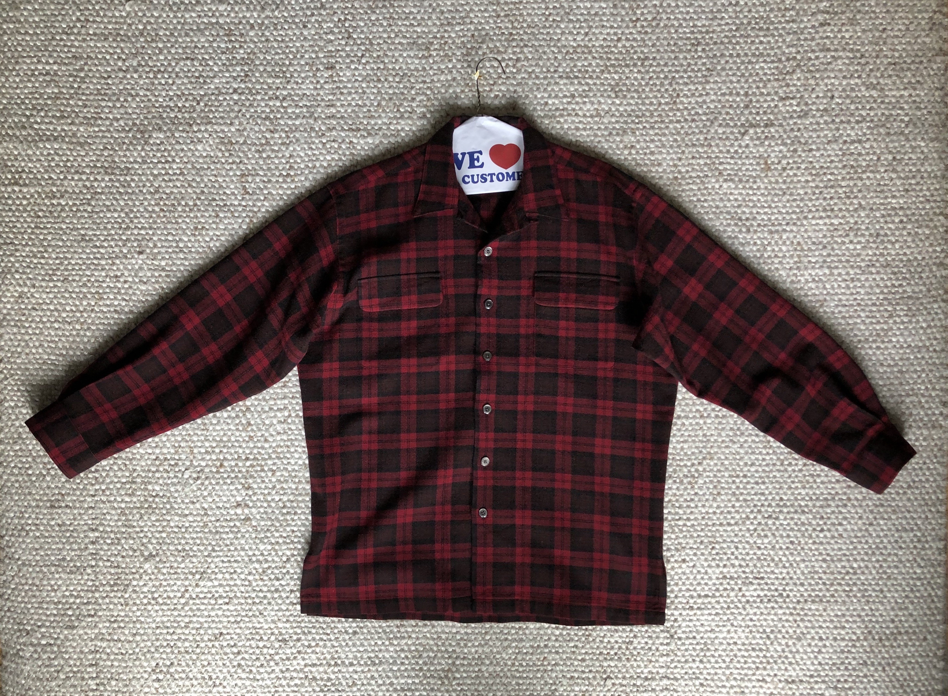 Rr Ralph Lauren - RRL 100% Wool Classic Plaid - made in USA - 1