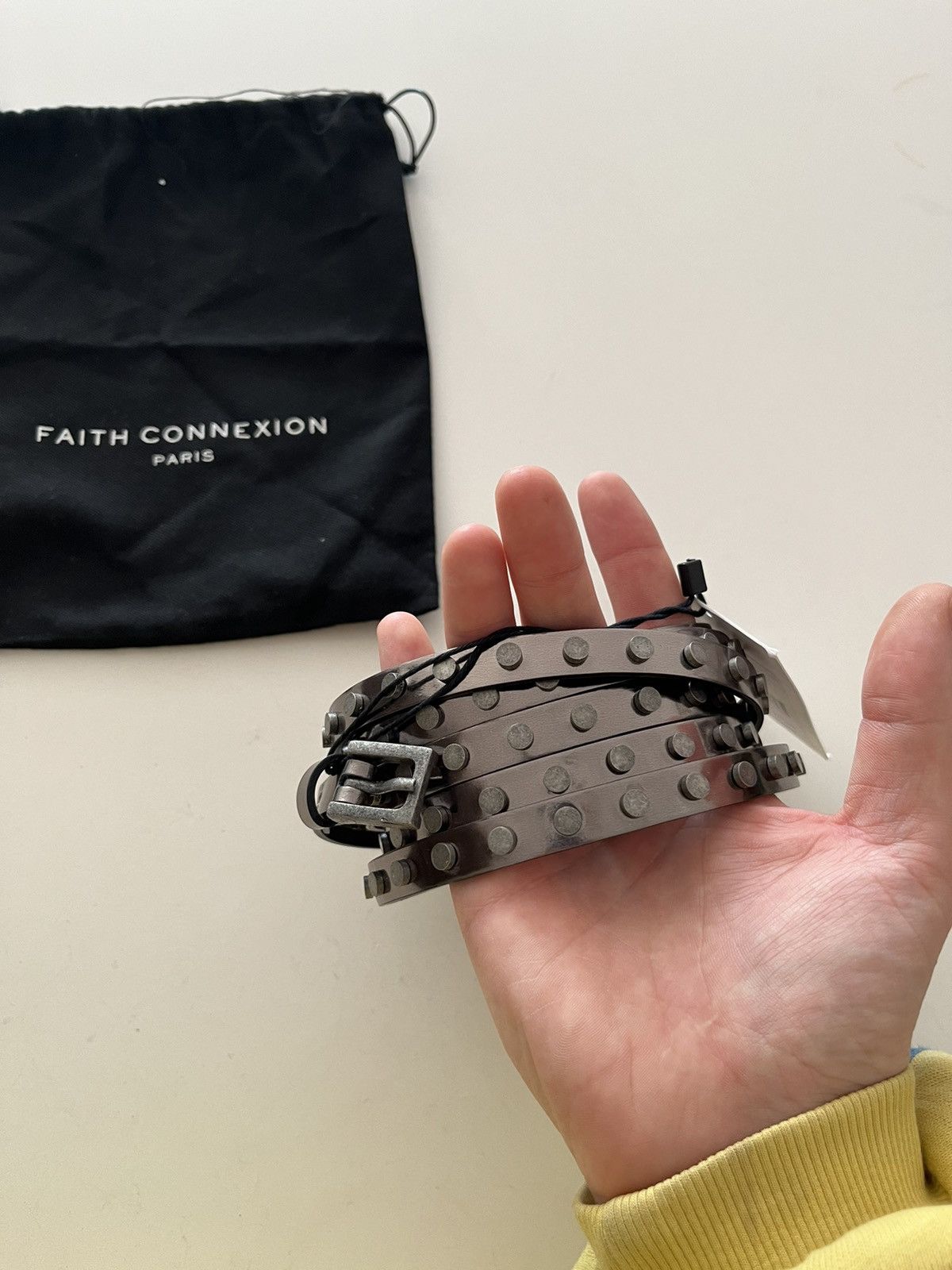 NWT - Faith Connexion XL Studded Leather Belt - 1