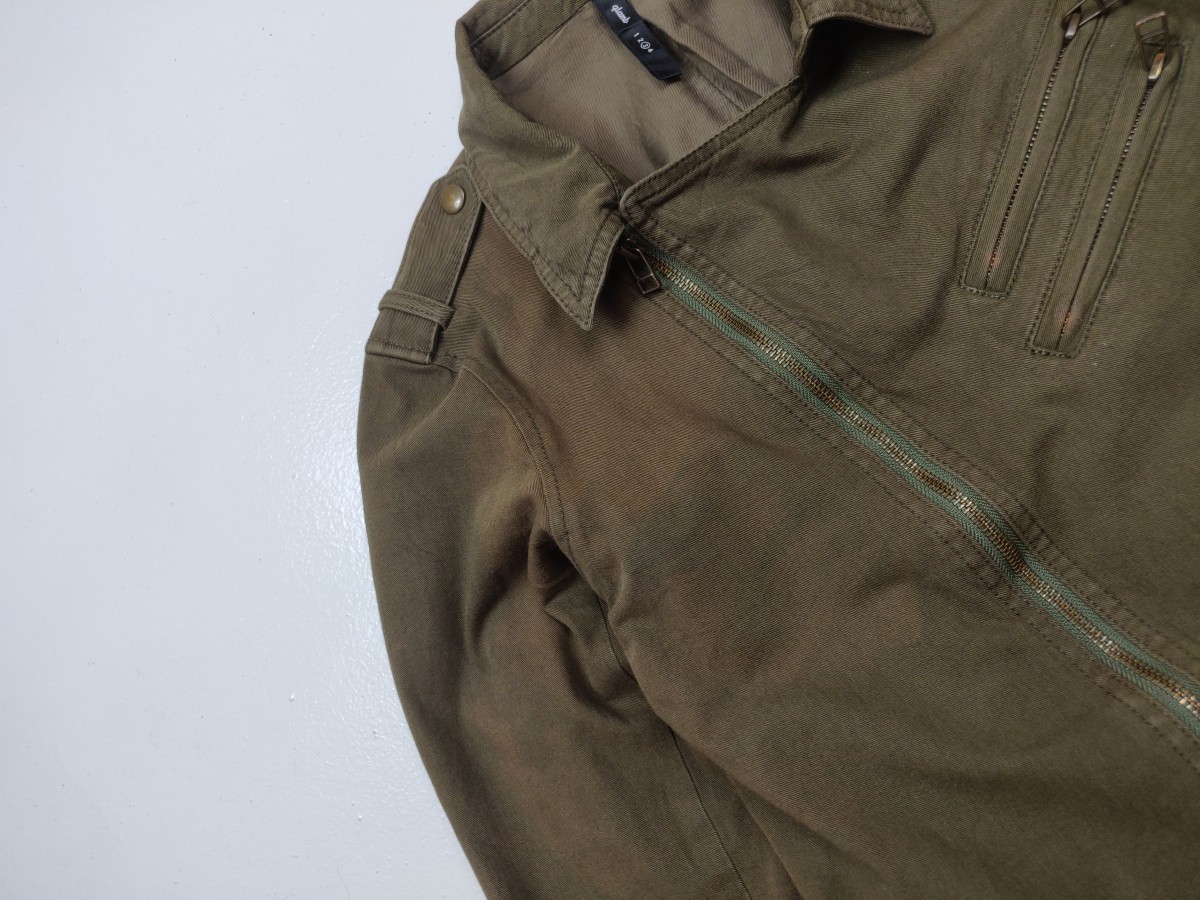 Green - Glamb Japan Asymmetrical Jacket Coat Outerwear - 5