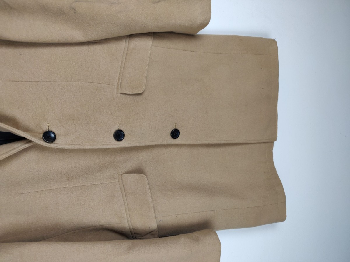 Nano Universe - Japan Beige Heavy Coat Jacket Outerwear - 4