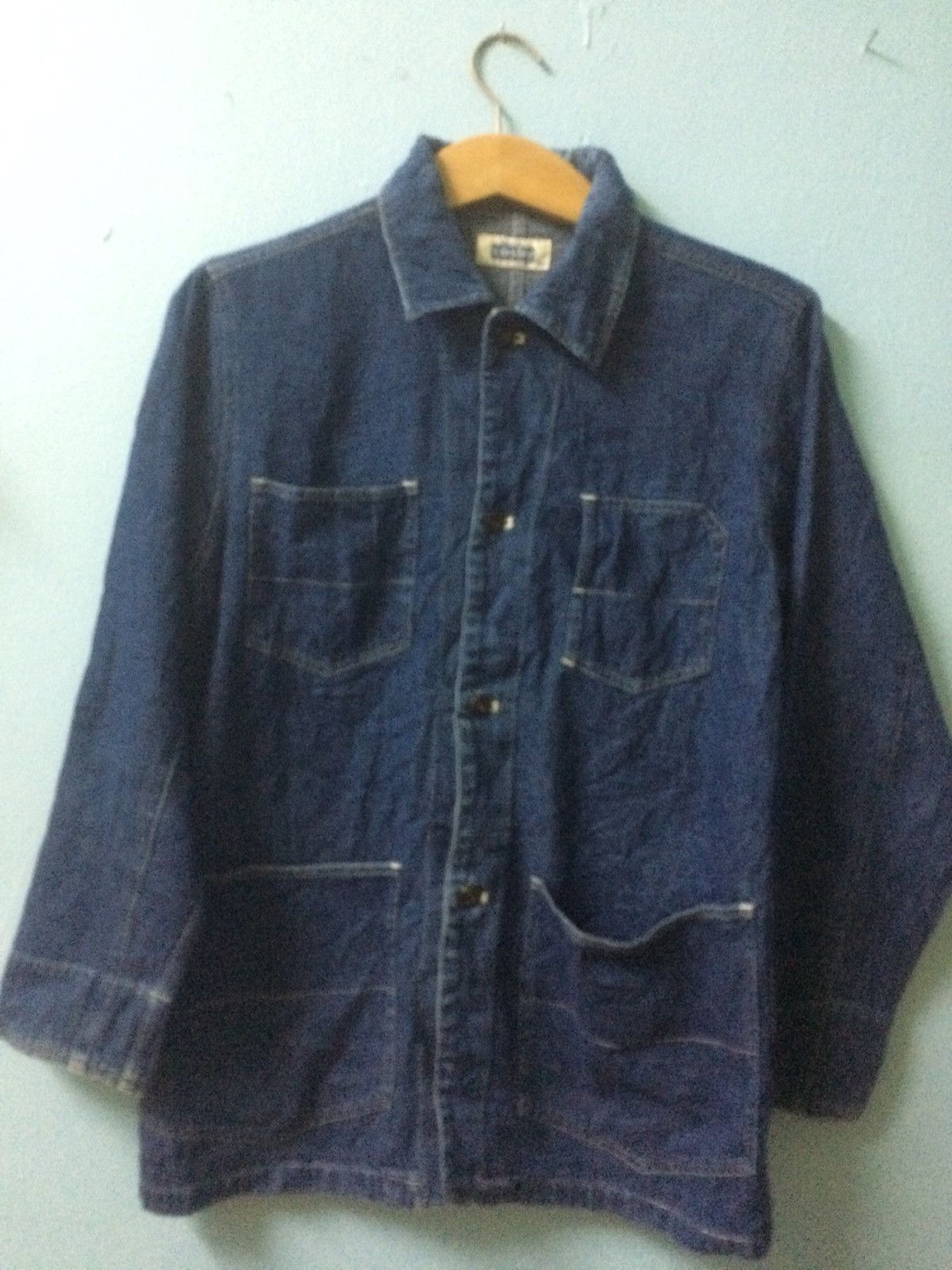 Vintage Gerry Cosby Indigo Chore Denim Jacket - 1