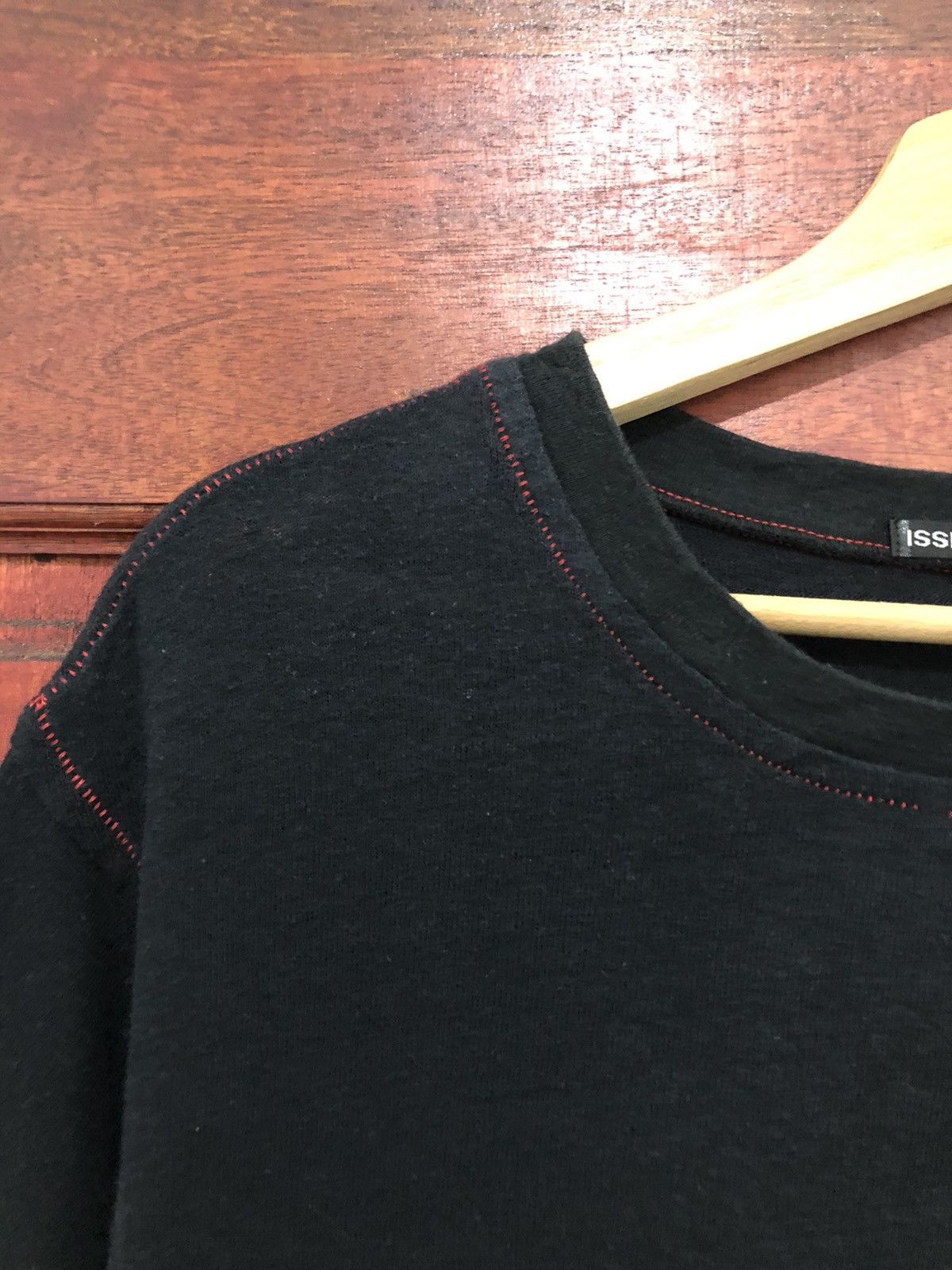 Issey Miyake Plain Tshirt Black Colour - 6