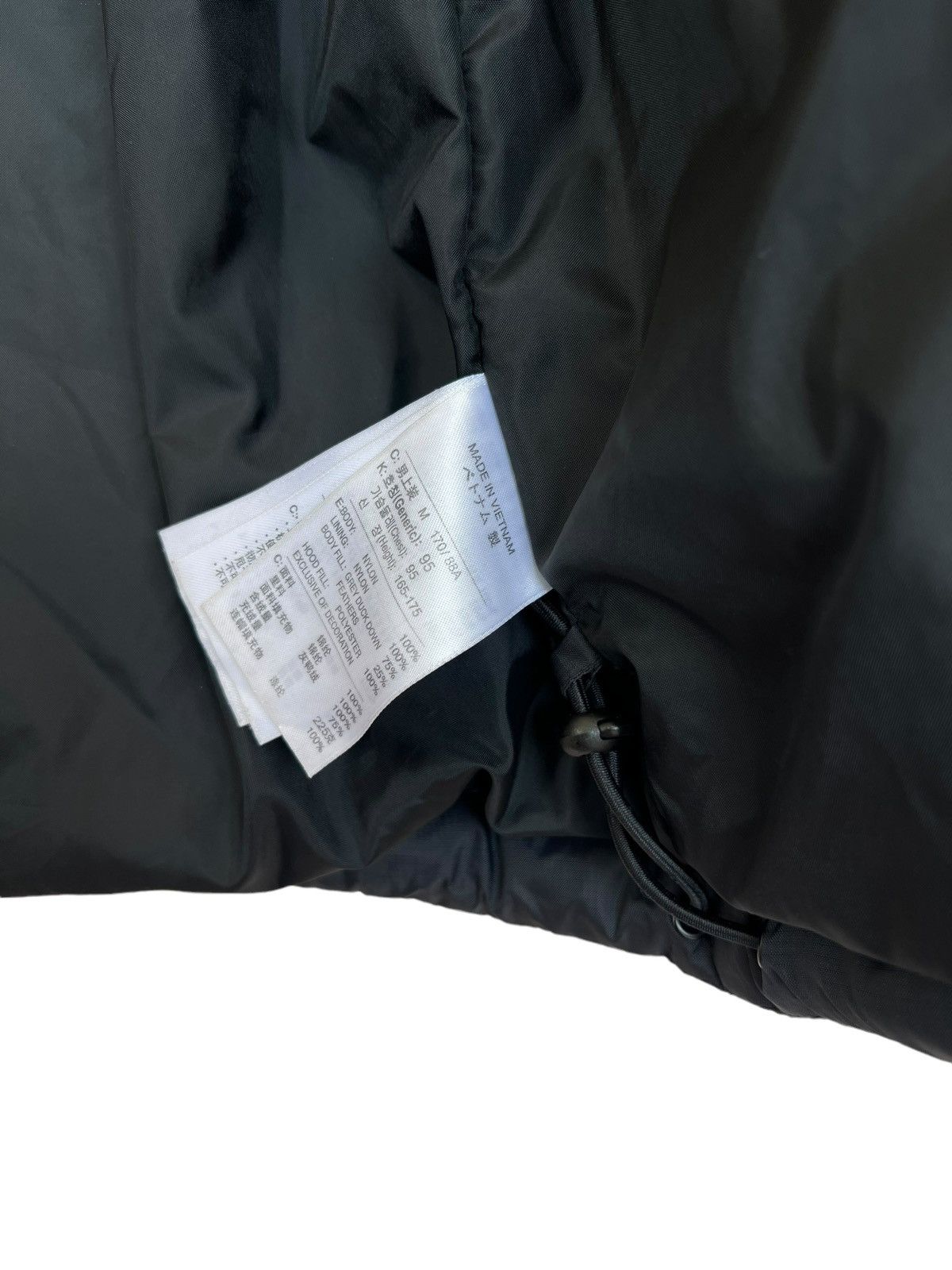 Vintage Nike Swoosh Black Puffer Jacket Y2K M - 12