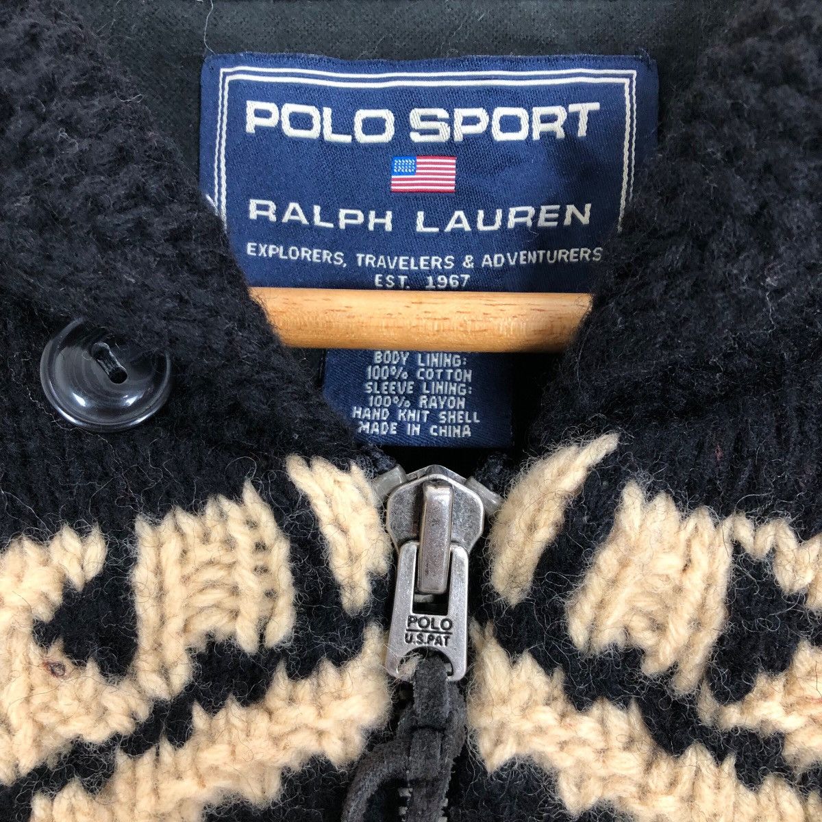 Polo Ralph Lauren - Vintage Polo Sport Ralph Lauren Navajo Knitted Sweater - 7