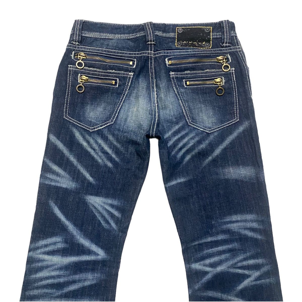 ARMY OF NO Denim Flare Jeans - 9