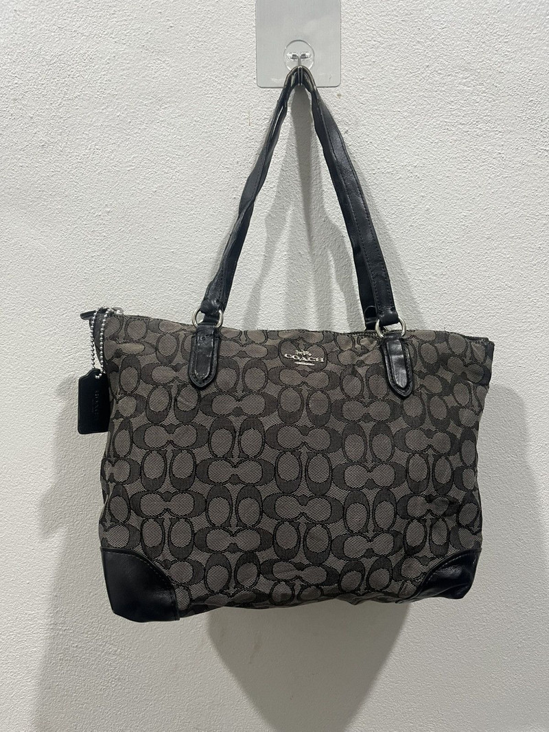 Vintage Coach Jacquard totebag - 1