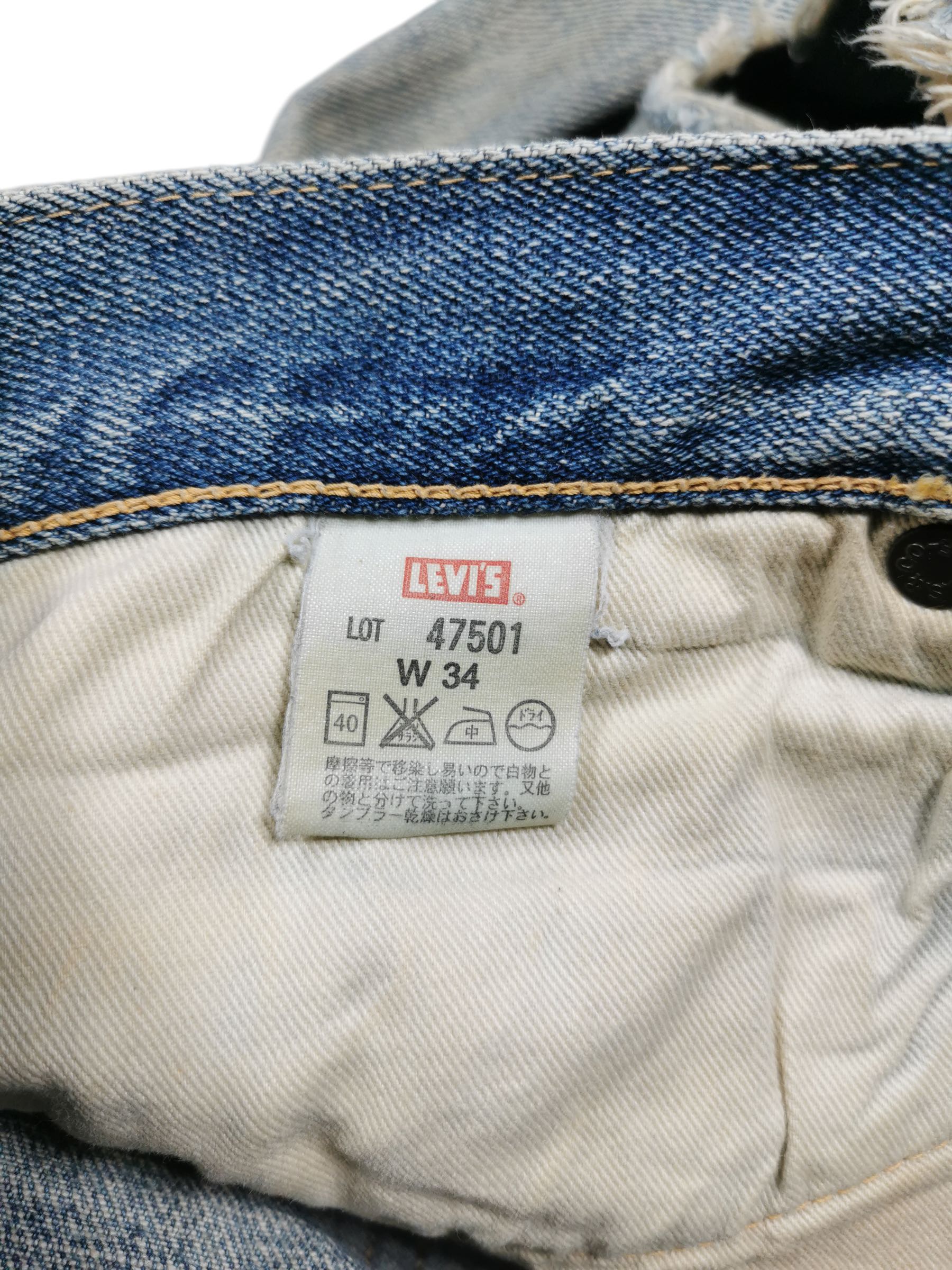 Levis Vintage Clothing Lot47501 Selvedge - 18
