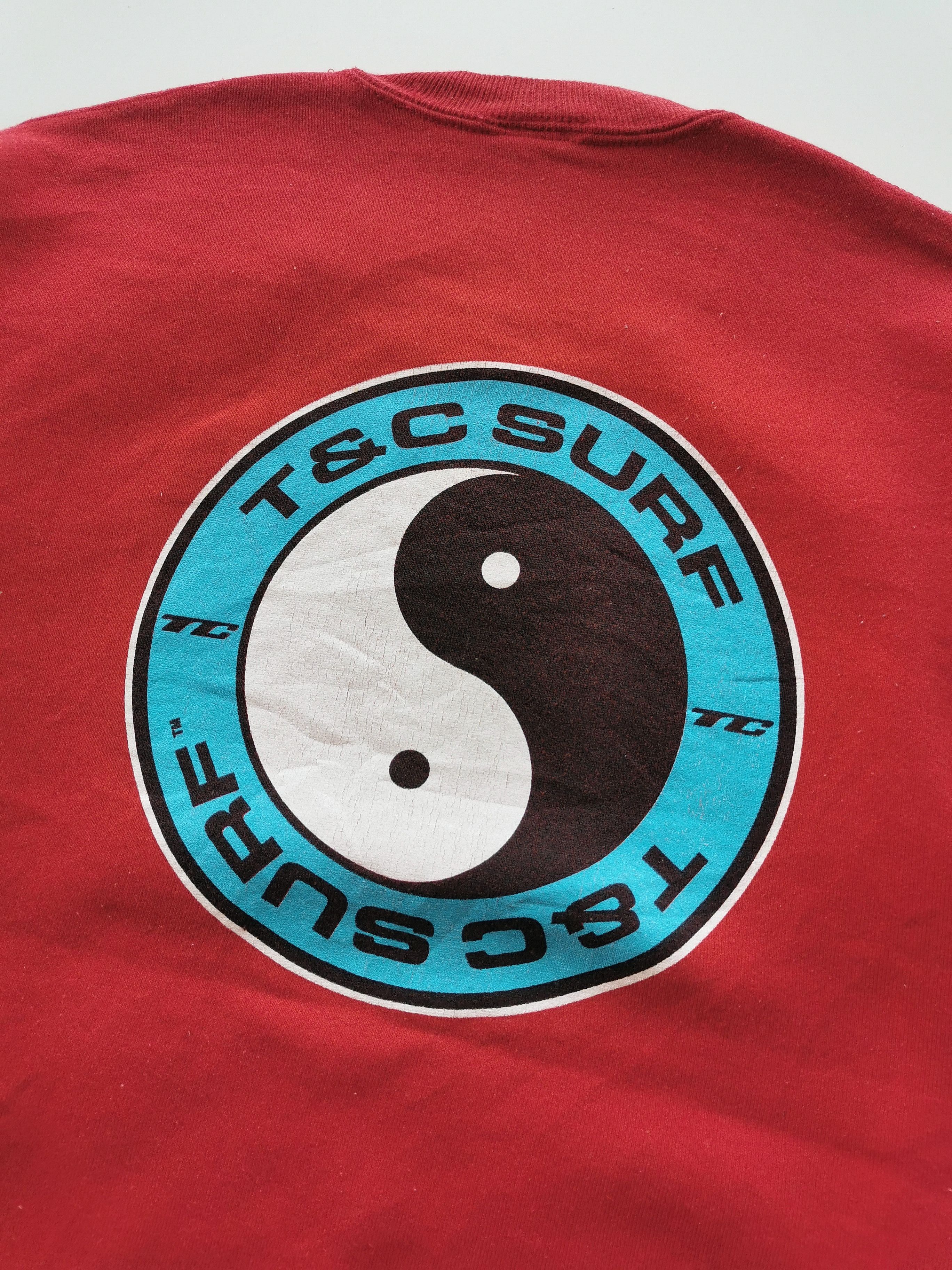 Vintage Yin Yang T&C Surf Hawaii Sweatshirt - 4