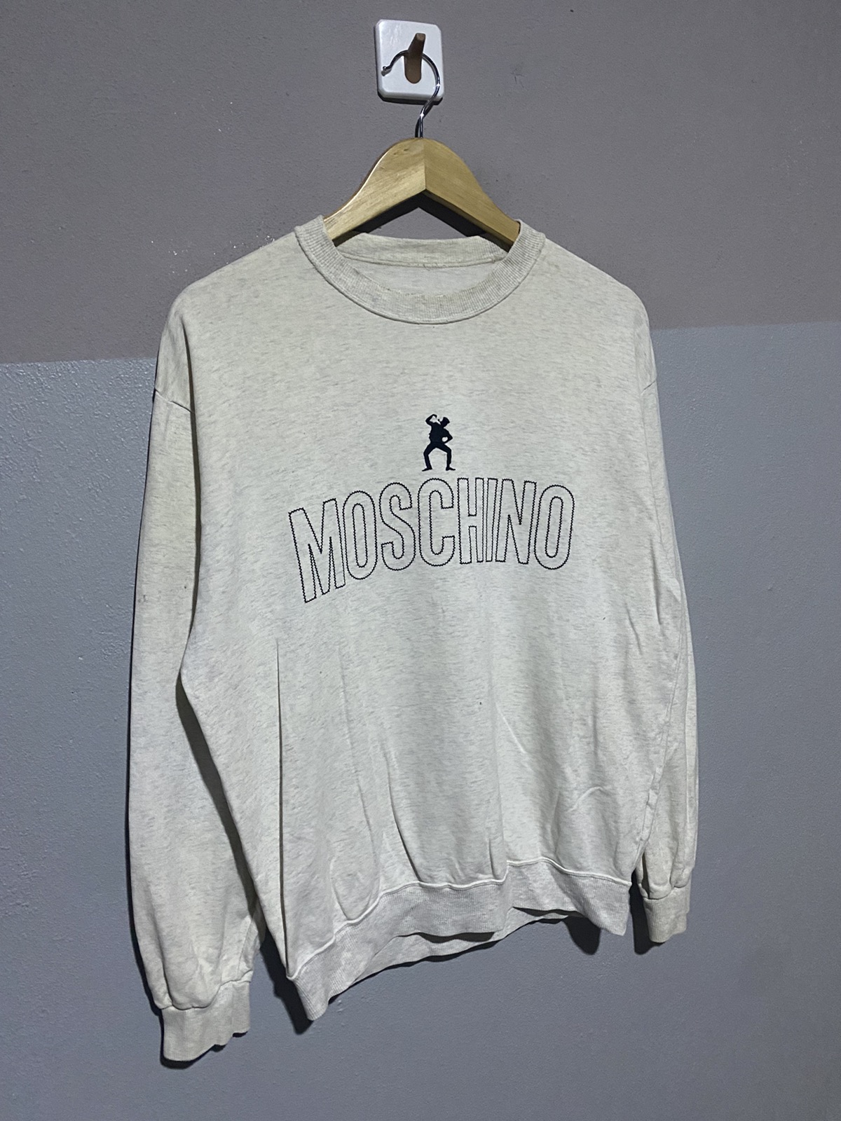 🔥SALE🔥MOSCHINO SWEATSHIRTS EMBROIDERED LOGOS MADE IN JAPAN - 3