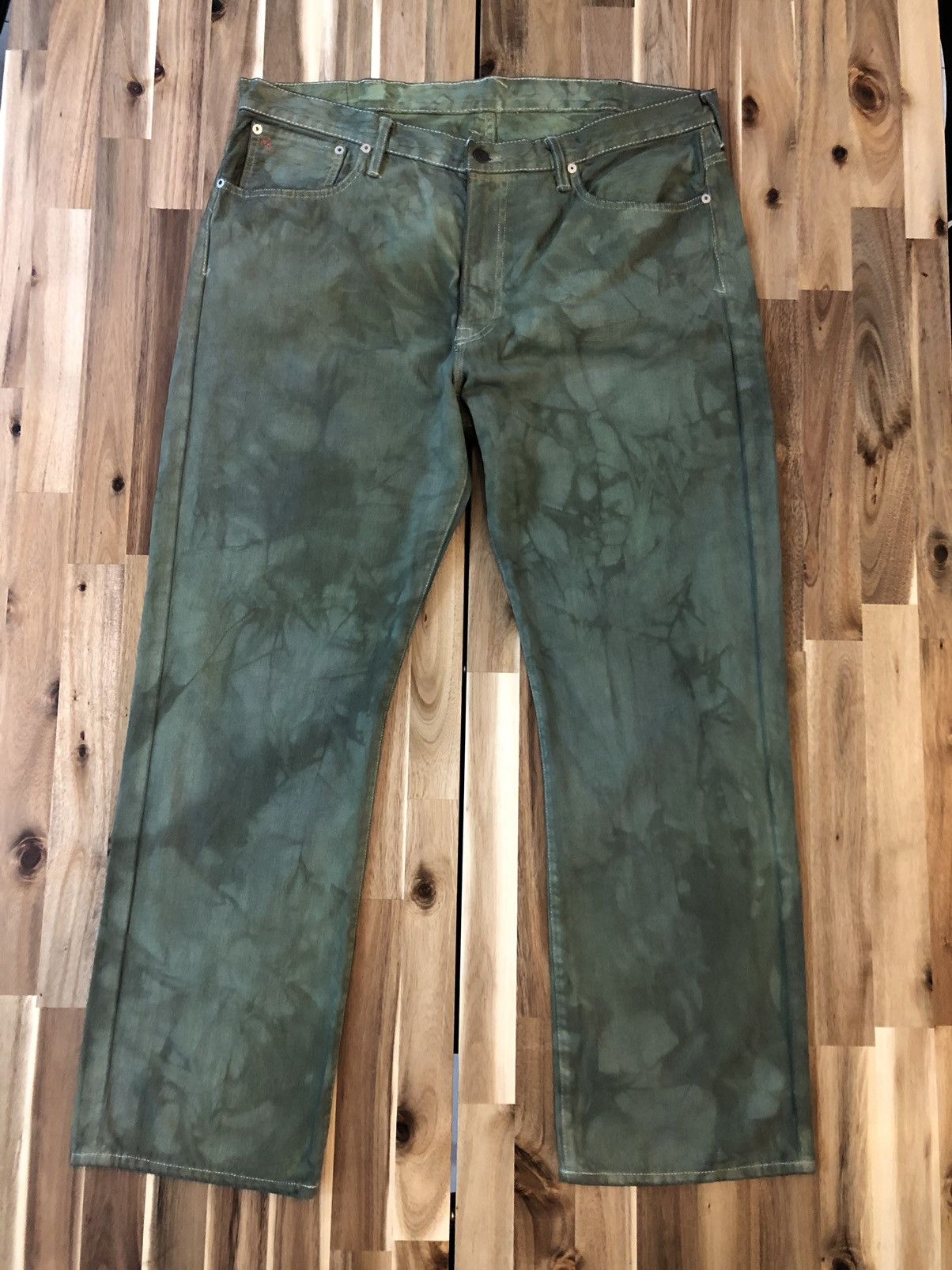 Polo Ralph Lauren Tie Dye Bleach Jeans Denim - 1