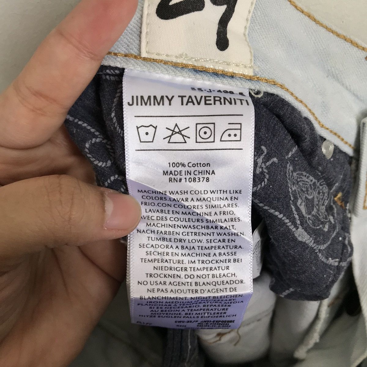 Japanese Brand - Jimmy Tavernitti Denim Jeans - 9