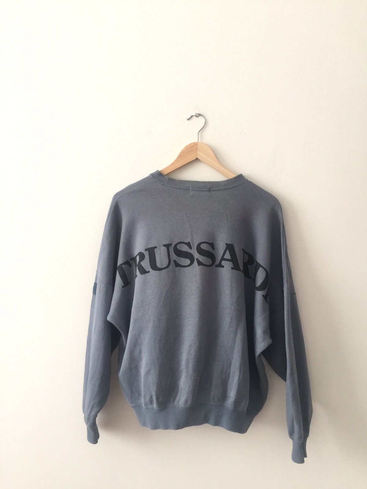 Vintage - Trussardi Big Logo Sweatshirts 26x25 - 1