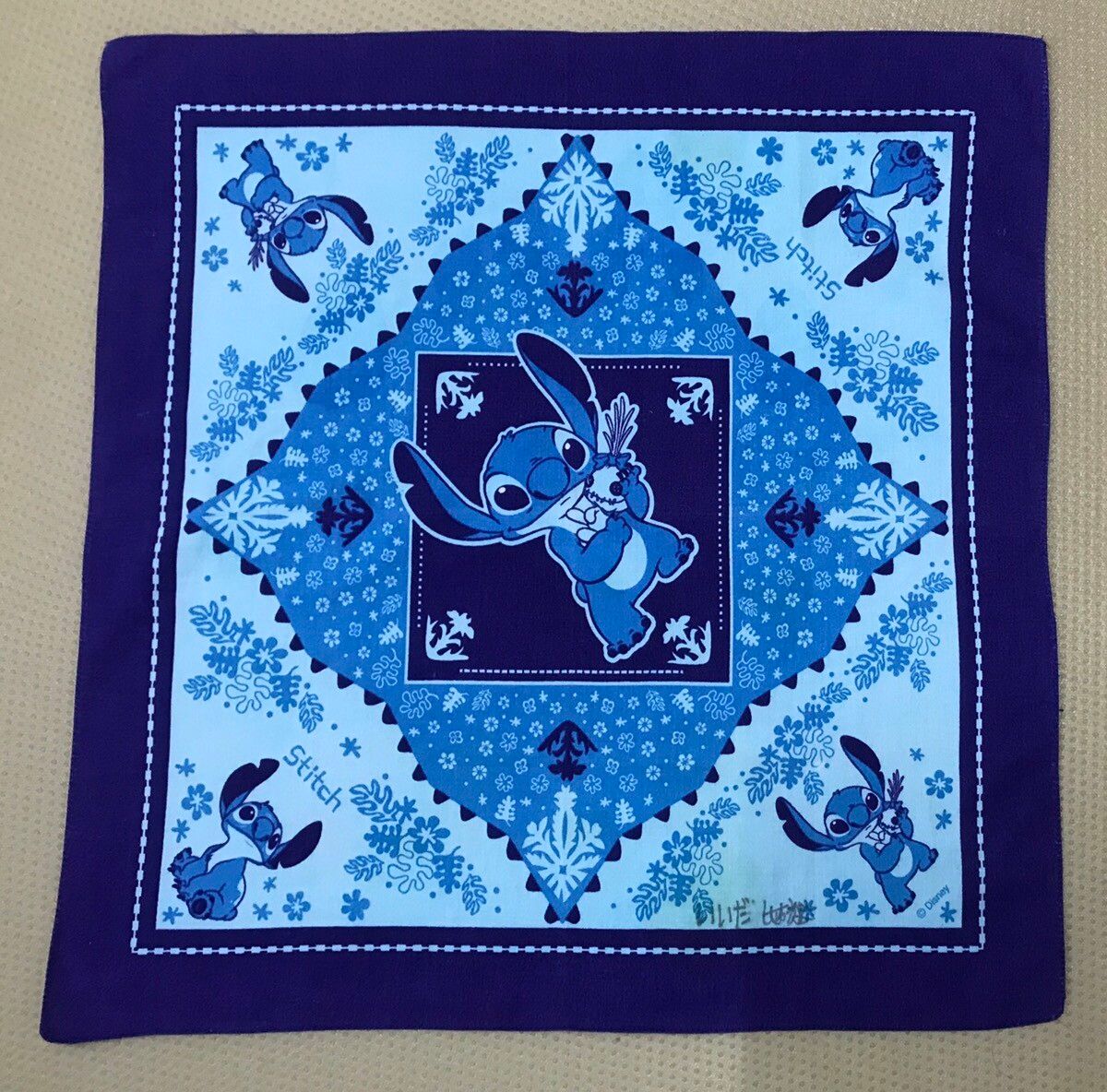 Disney - lilo & stitch bandana handkerchief pocket square - 1