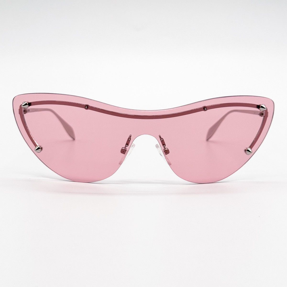 NEW ALEXANDER MCQUEEN AM0413S 003 PINK GOLD WOMEN SUNGLASSES - 3