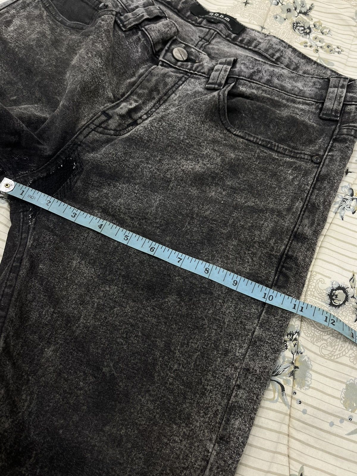 Japanese Brand - C. HNBM ACID WASH SKINNY ELASTIC DENIM - 15