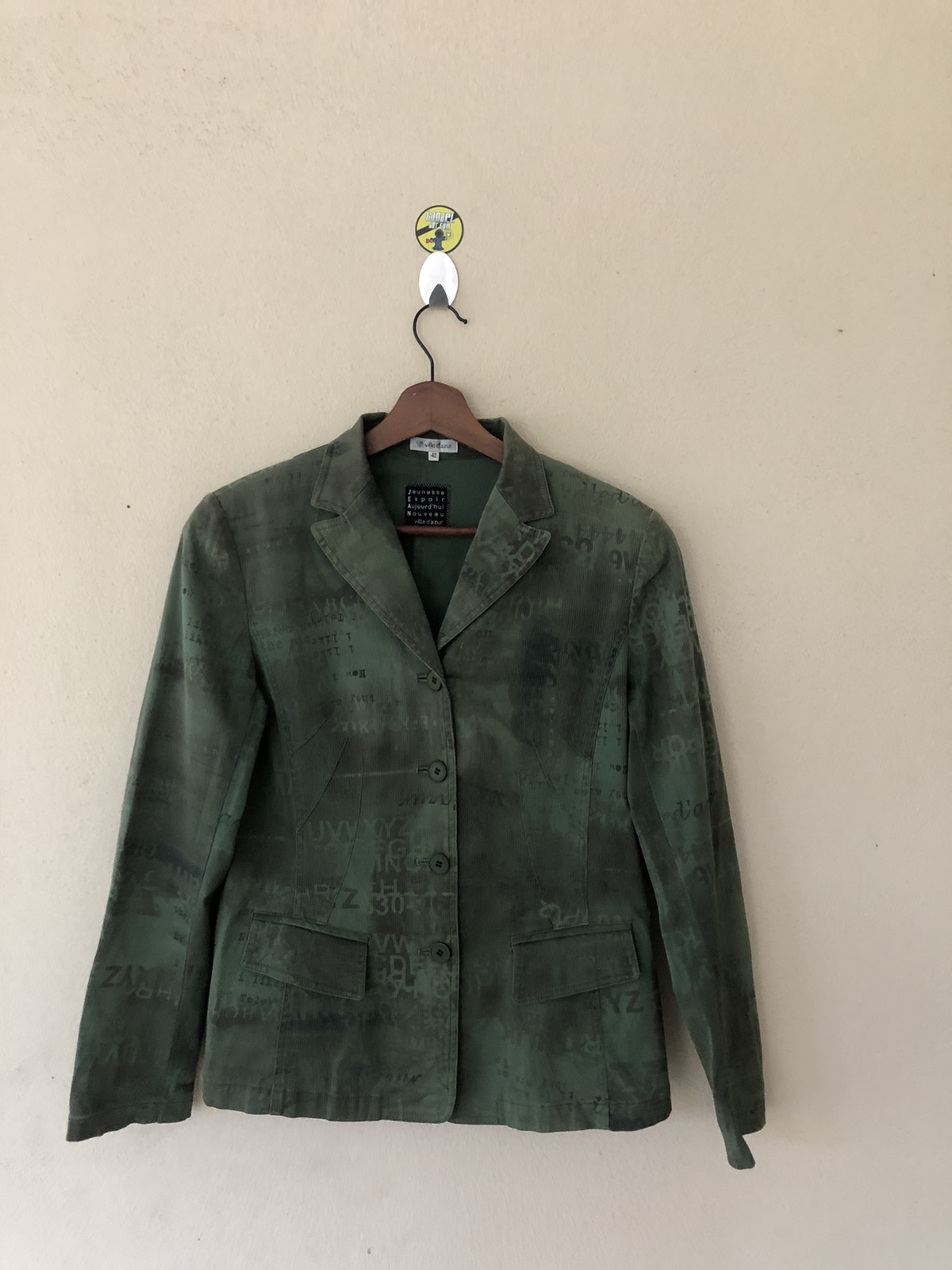 Vintage - Vintage Ville D’azur Overprinted Jacket