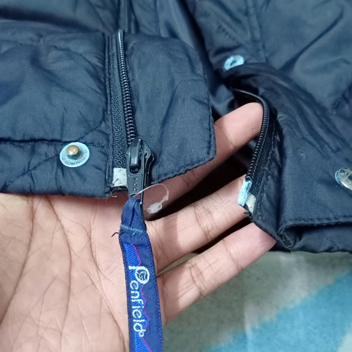 Bomber Style Jacket - Puffer Jacket with Hoodie - 3