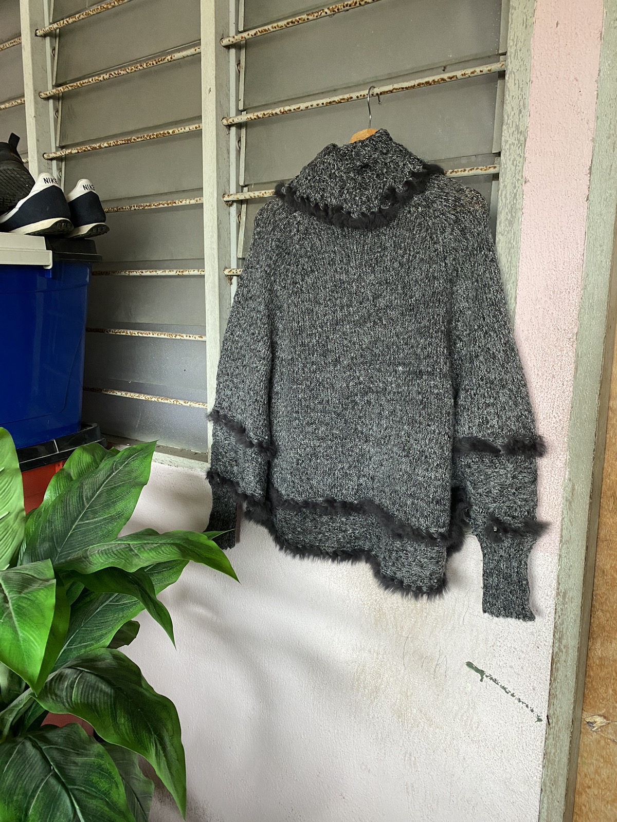 Rare - 🔥 STEALS 🔥 Mayson Grey Cable Knit Poncho - 2