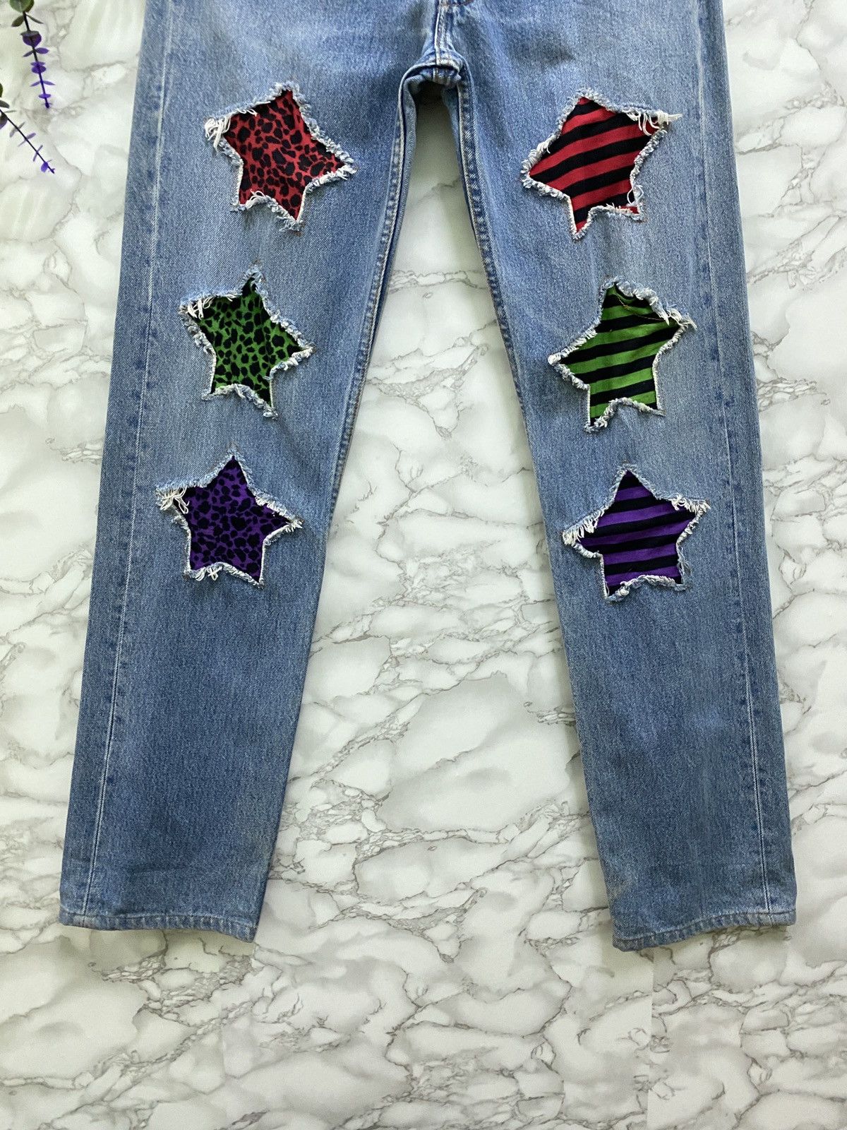 Vintage 90s Levi's 501 ⭐️ Custom Denim - 6