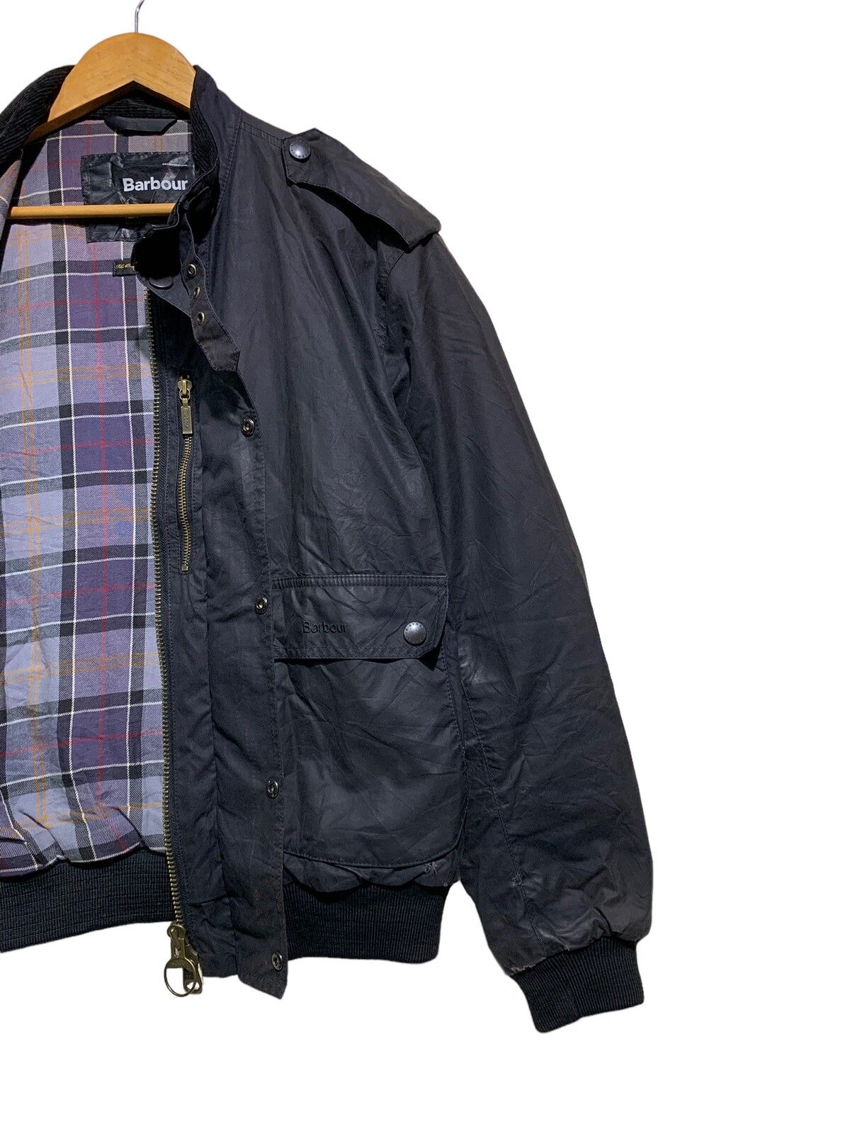 🔥BARBOUR INTERNATIONAL WAXED BOMBER JACKETS - 10