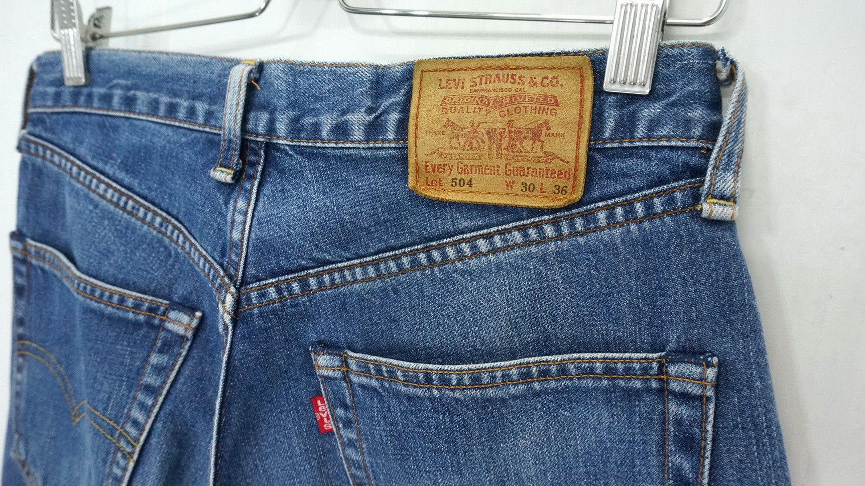 Levi's 504 Japan Vintage 90s Midwash Jeans LF13 - 11