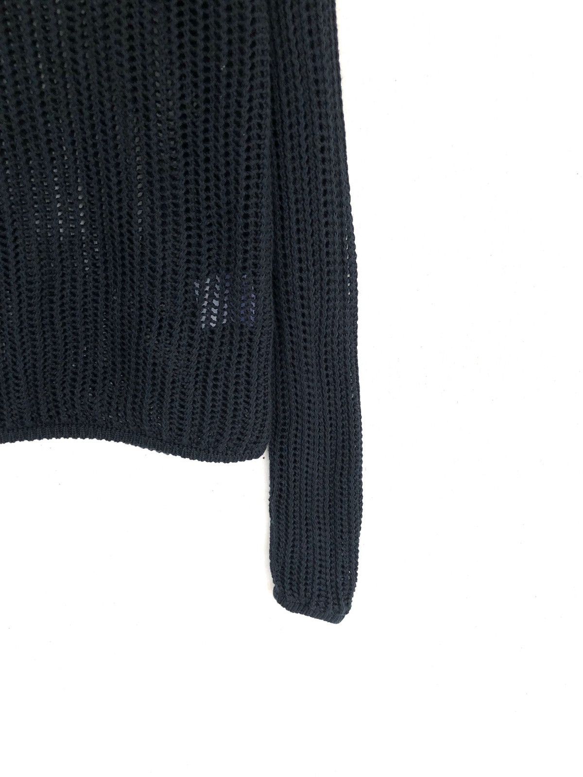 FW12 Supima Cotton Mesh Crewneck LS Sweater - 5