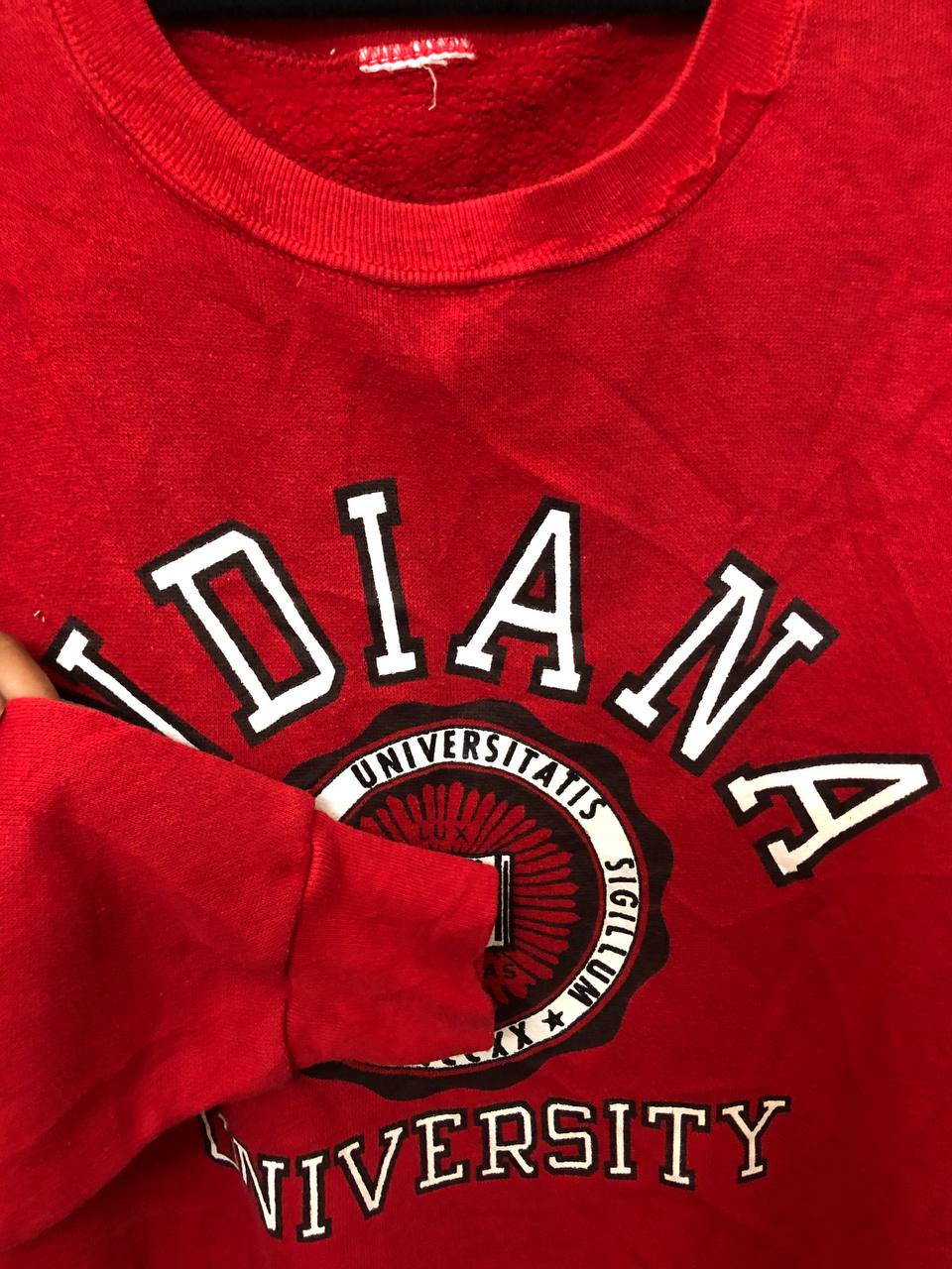 Vintage - Vintage 90s Indiana University Sweatshirt - 5