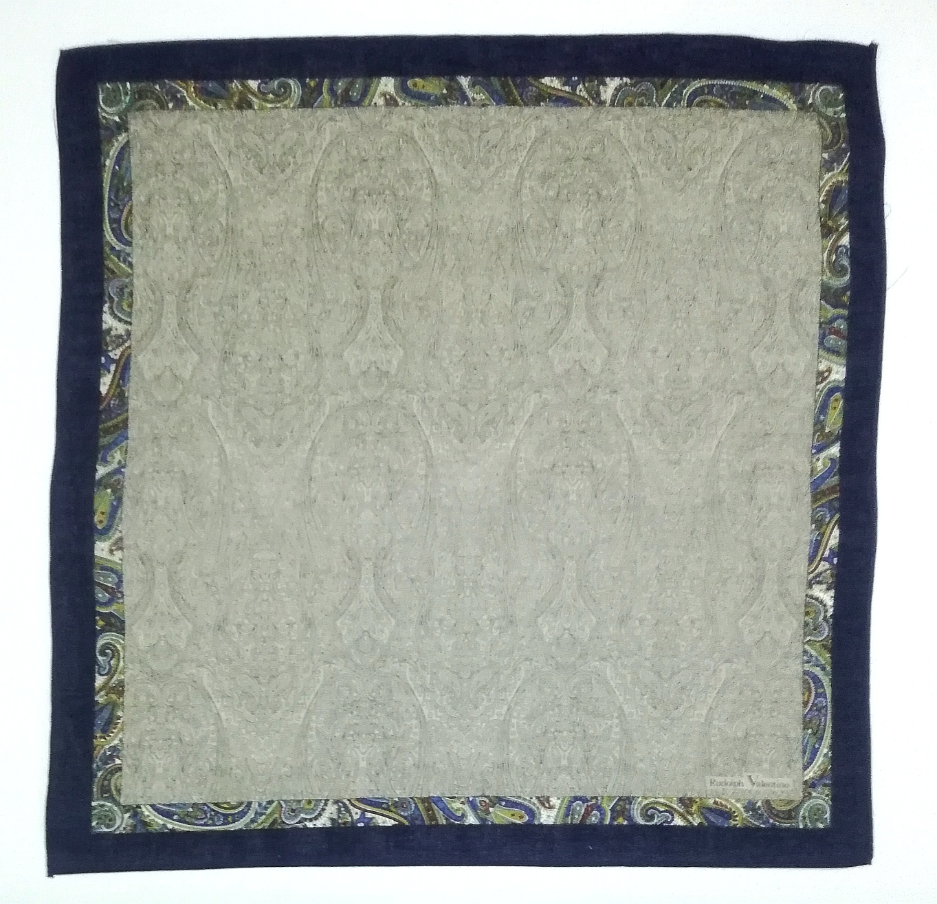 Rudolph Valentino bandana handkerchief Paisley Design - 4