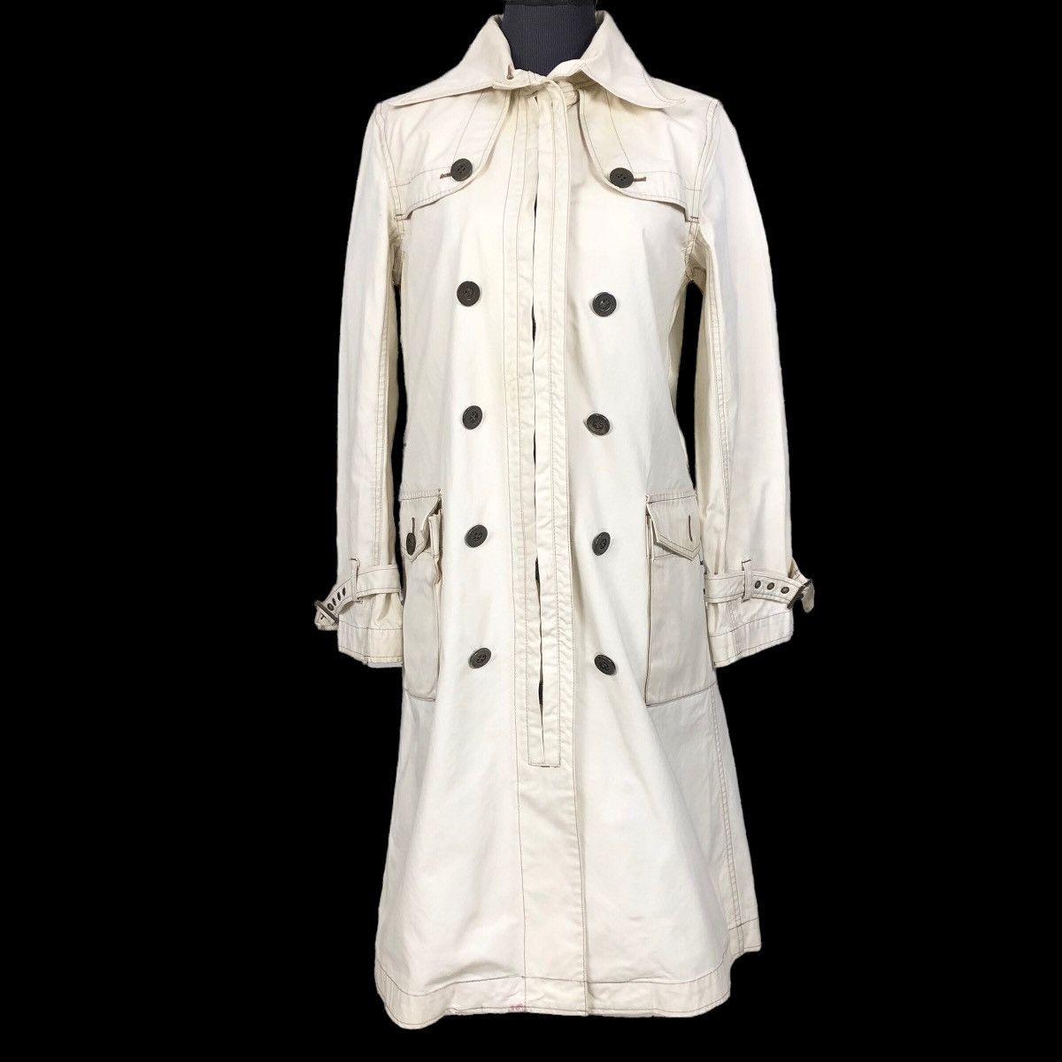 Vintage Hysteric Glamour Cotton Canvas Trench Coat - 1