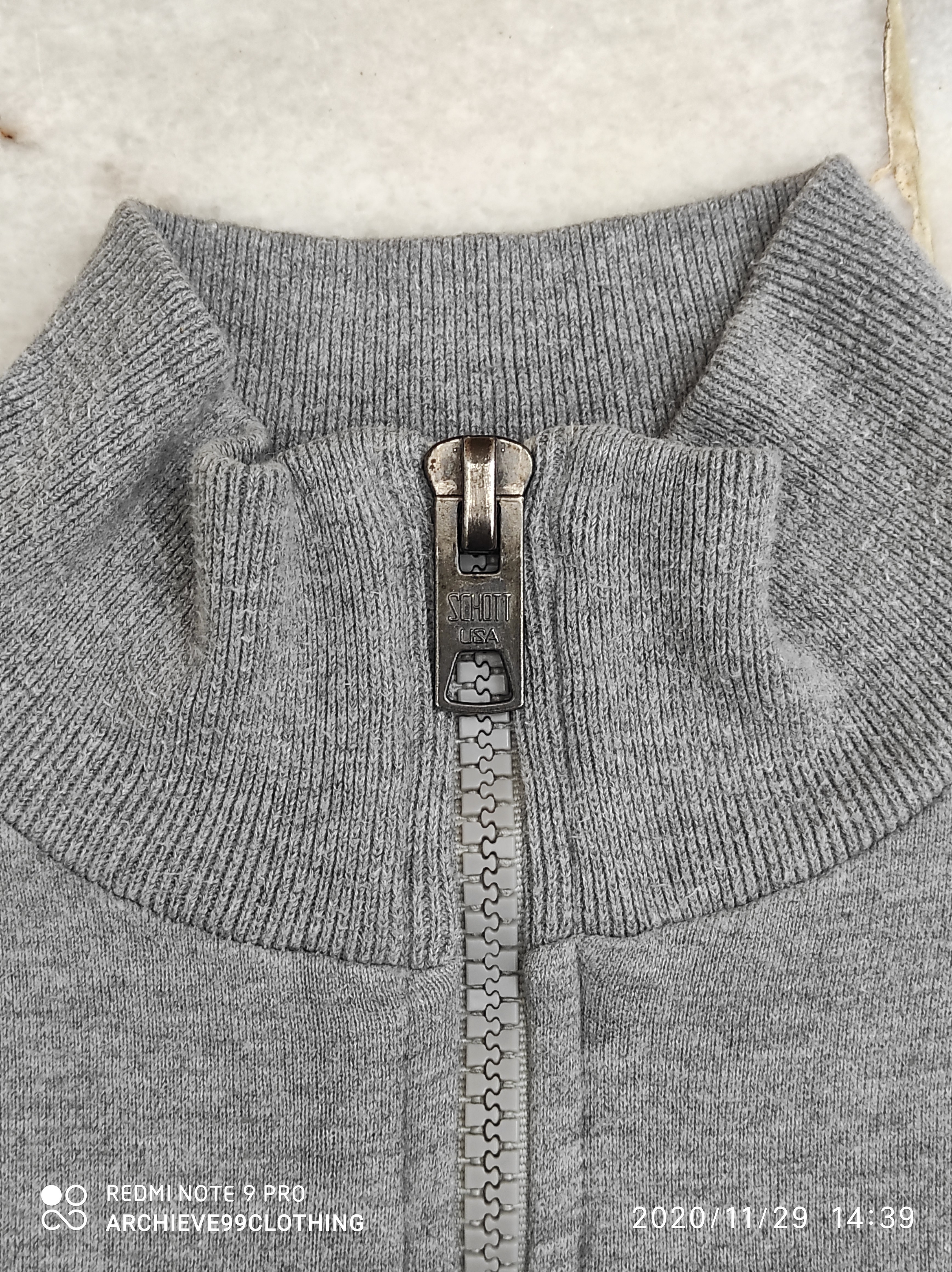 Schott NYC - SCHOTT NYC Pull Half Zipper sweats - 7