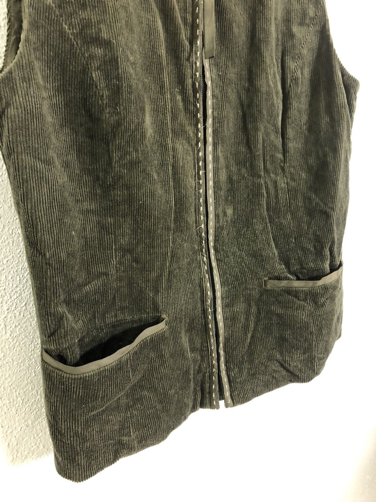 Vintage Lanvin Sport Corduroy Vest Jacket - 5