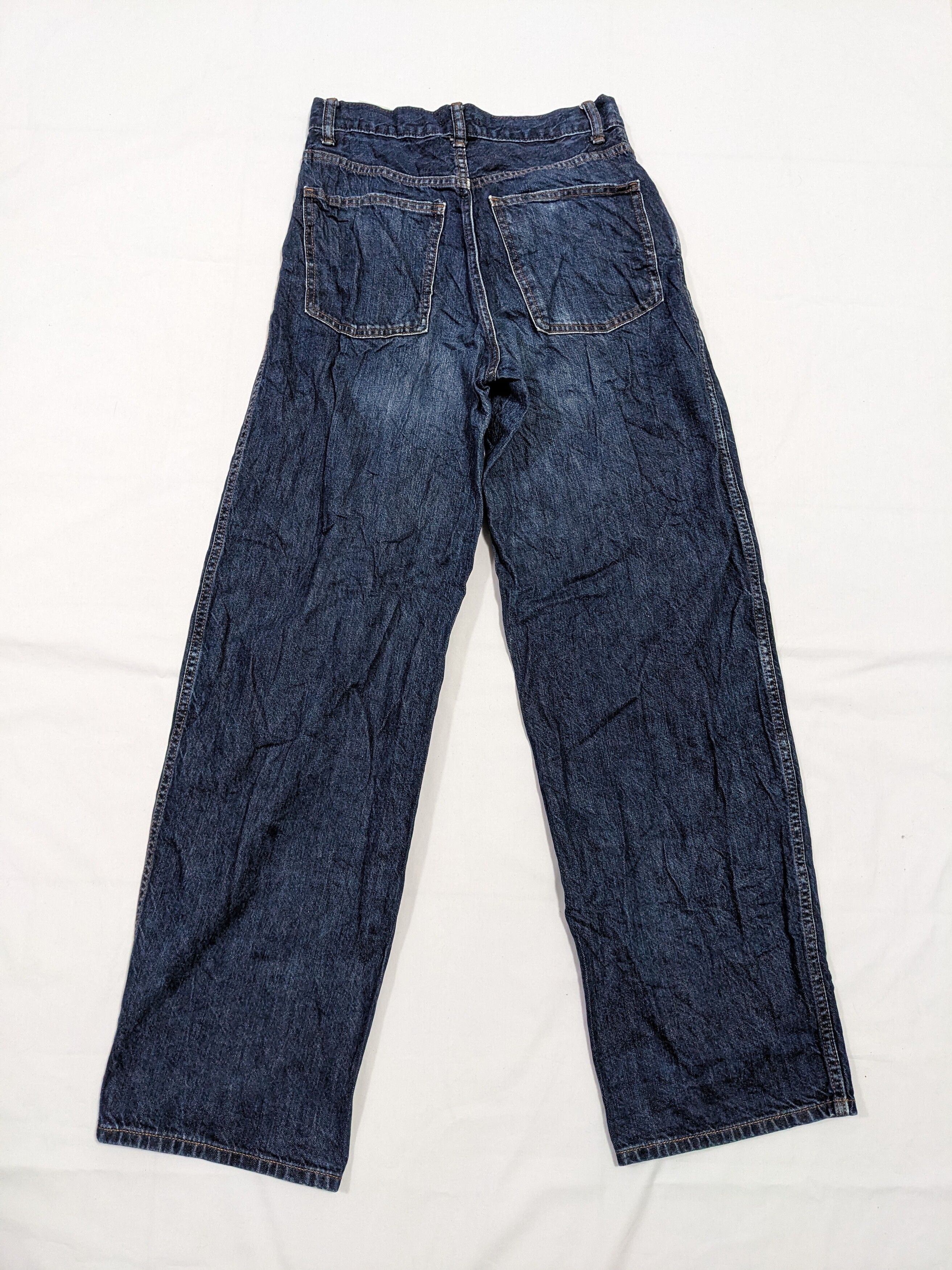 Uniqlo U Lemaire Wide Leg Baggy Denim Jeans - 2