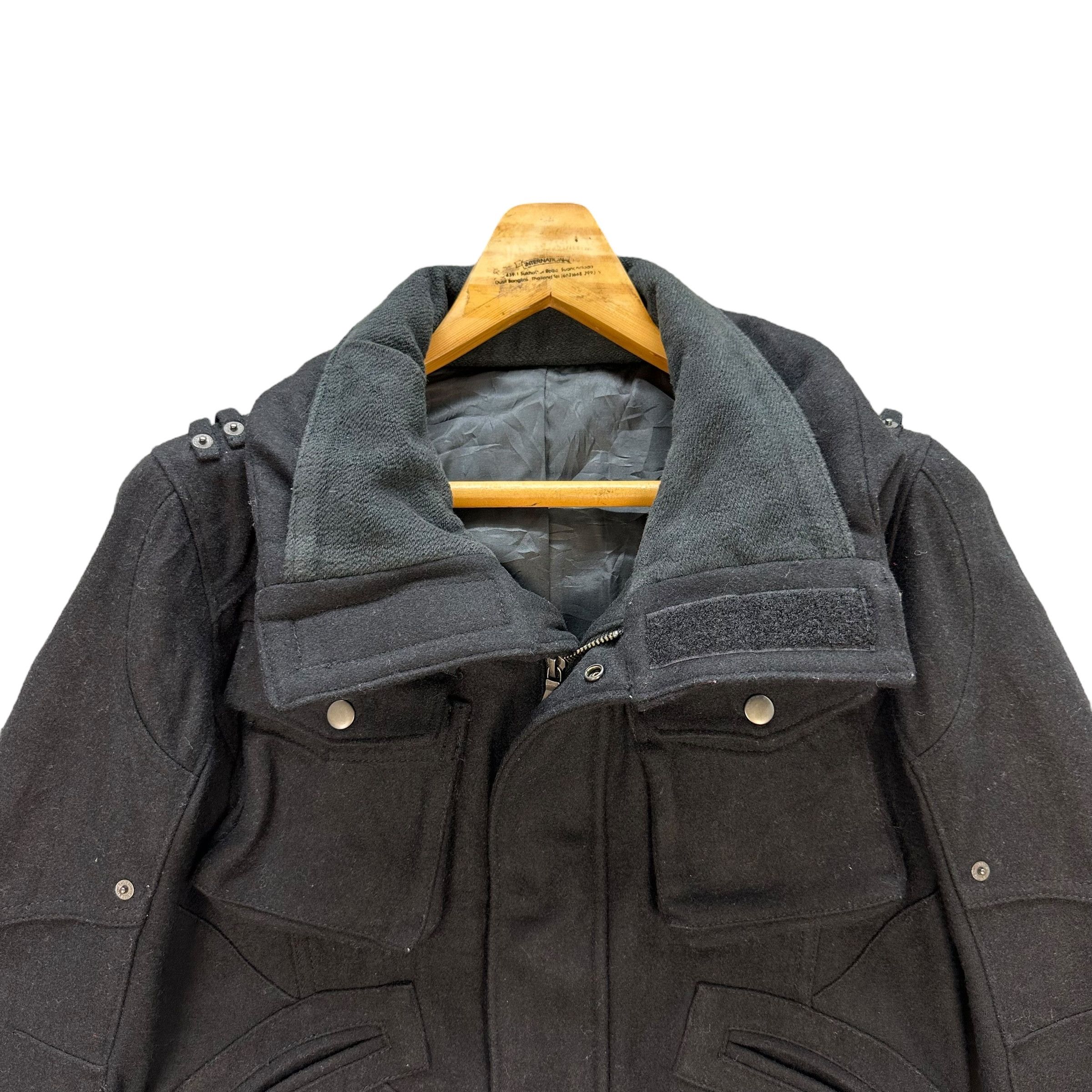 Vintage - PPFM Four Pocket High Collared Wool Jacket #9137-61 - 2