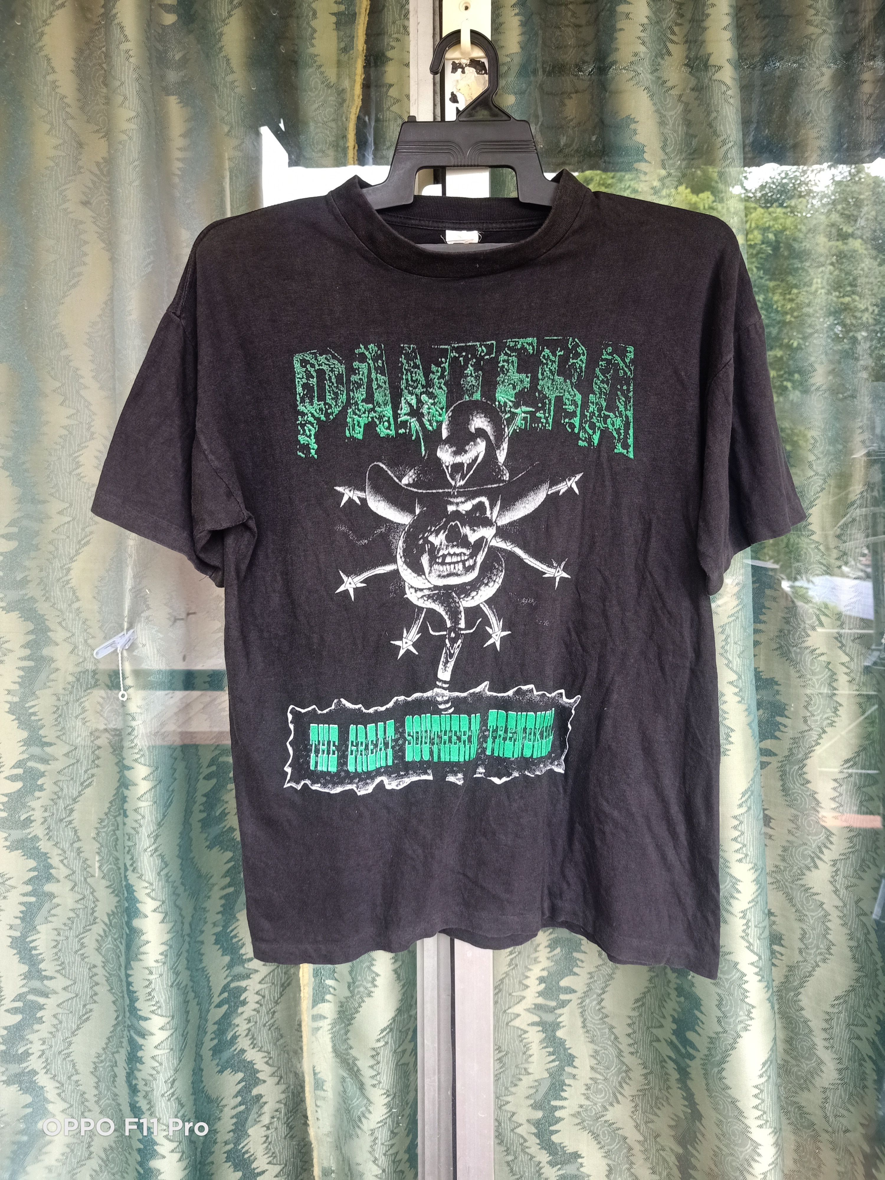 Tour Tee - Vintage 90s Pantera Great southern Trendkill Travis worn Tee - 1