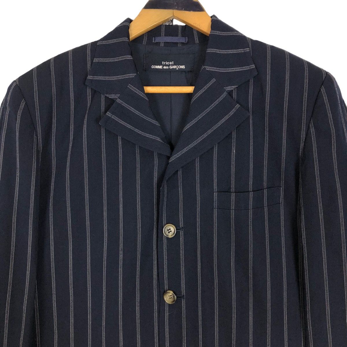 Vintage 90s Tricot Comme Des Garcons Wool Blazer - 3