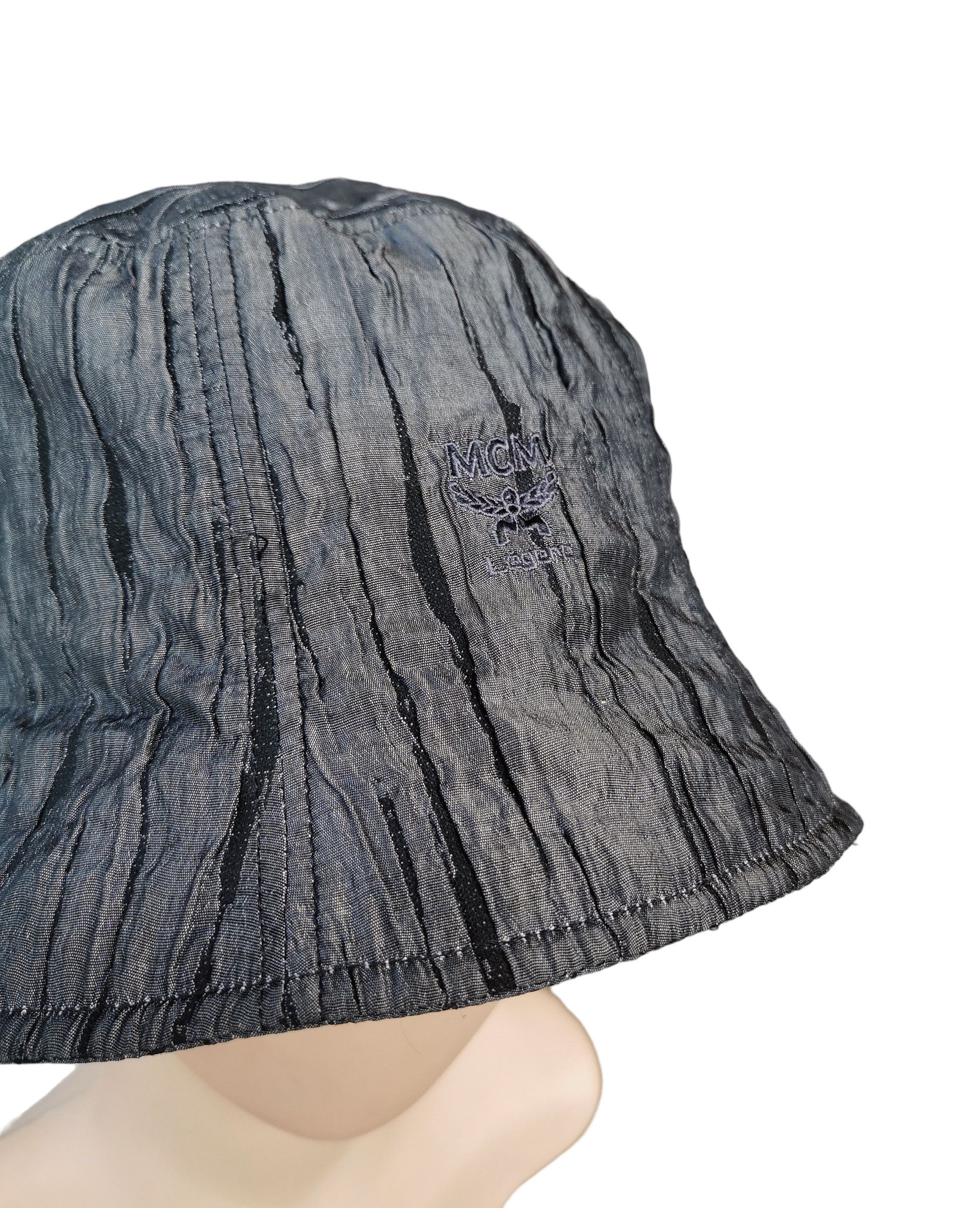 Hats - MCM Legere Distressed Style Bucket Hat - 8