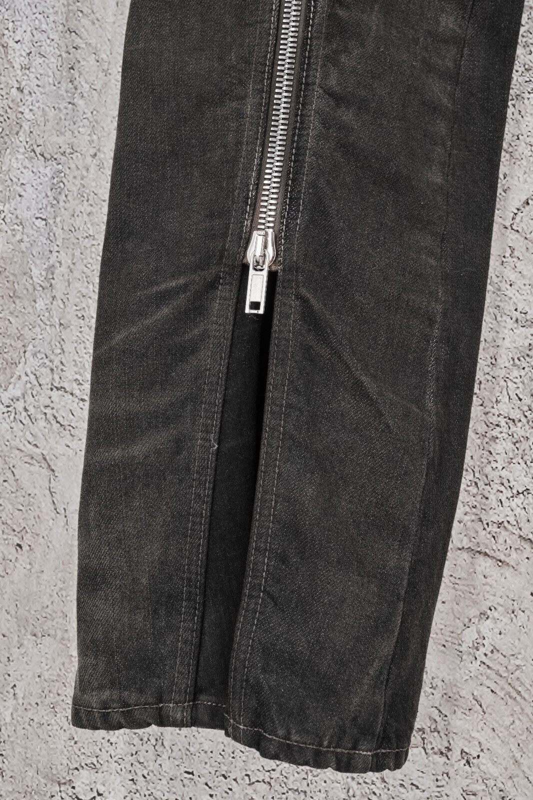 BNWT Rick Owens Bolan Banana Zip-Detailed Flaired Jeans, 1950$ - 9